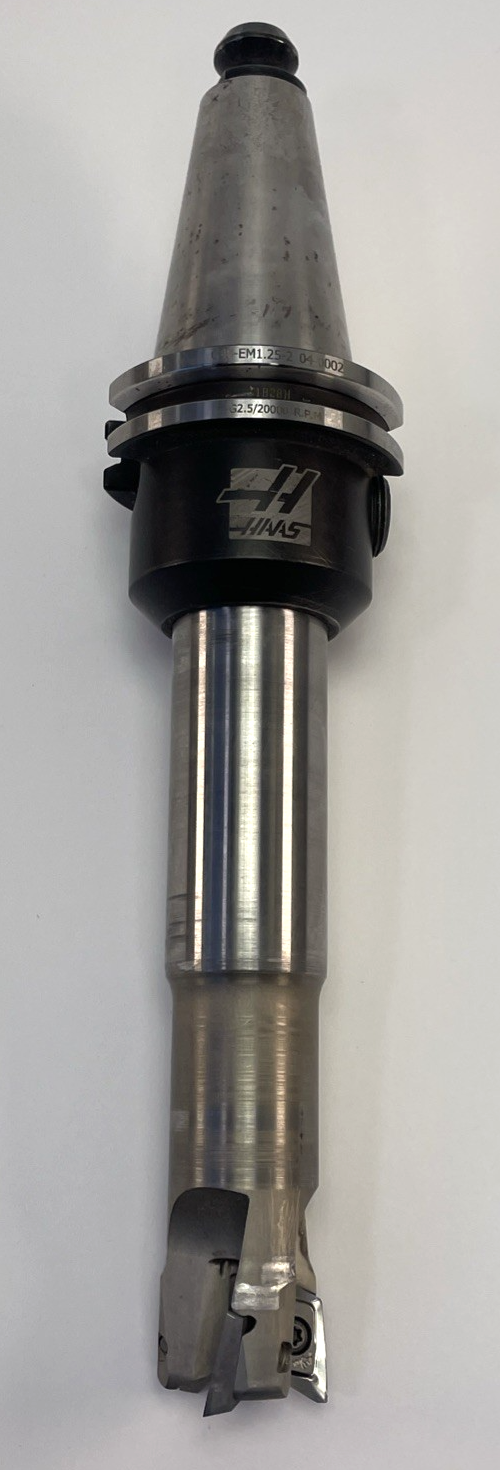 HAAS C40-EM 1.25-2 04-0002 2000RPM w Indexable Face Milling Cutter 32mm