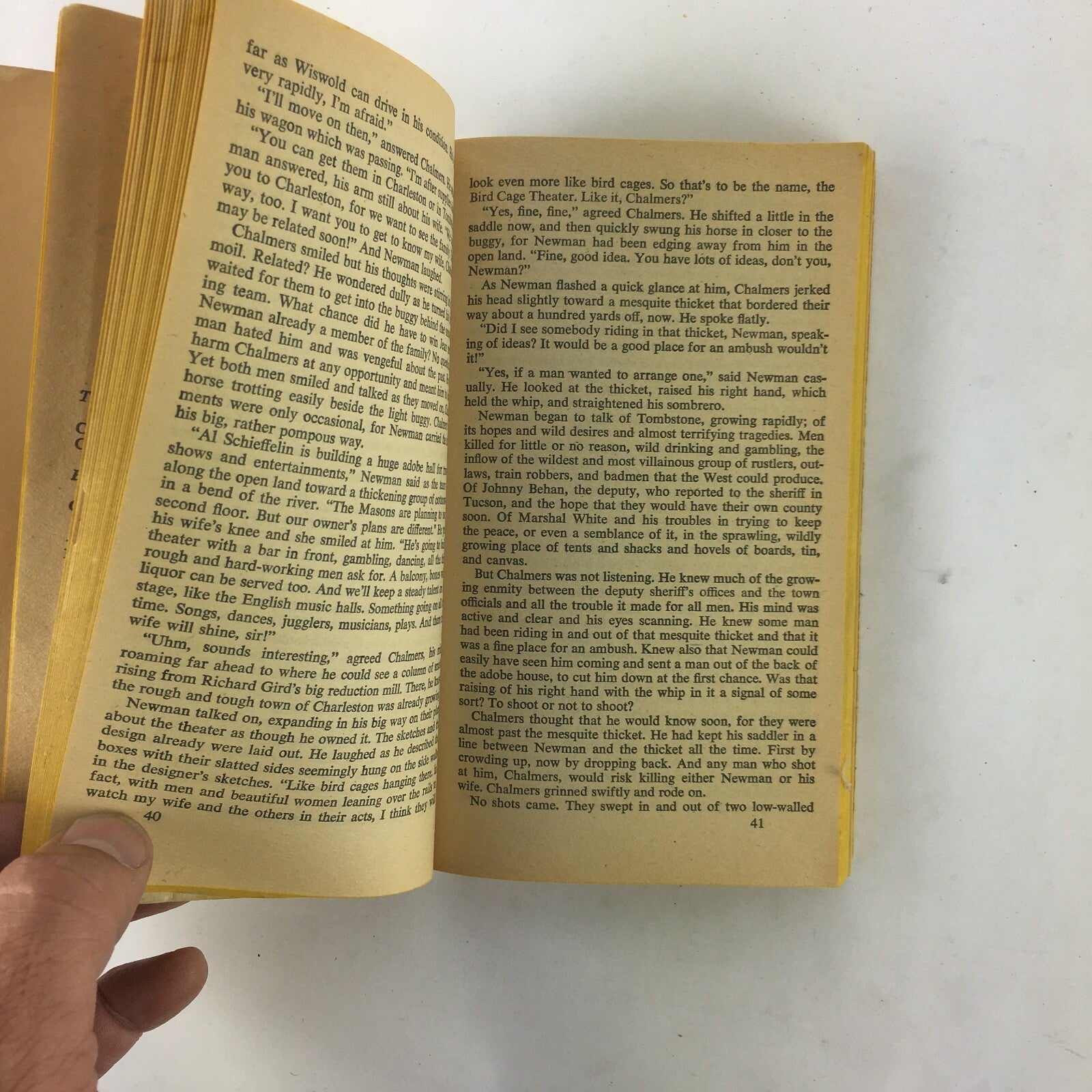 Trouble in Tombstone Tom J.Hopkins Brand of a Man Thomas Thompson