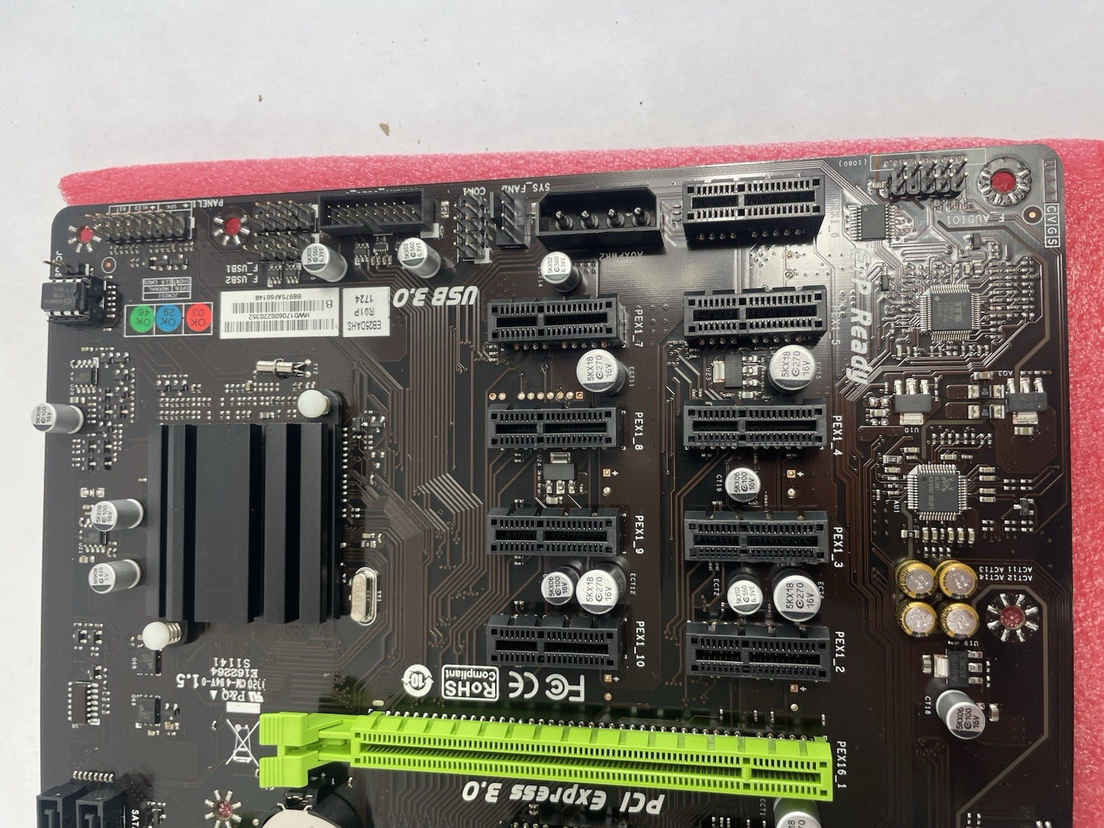 BTC Mining Dedicated Motherboard SUPoX B250A-BTC PRO 12 Graphics B250 LGA115