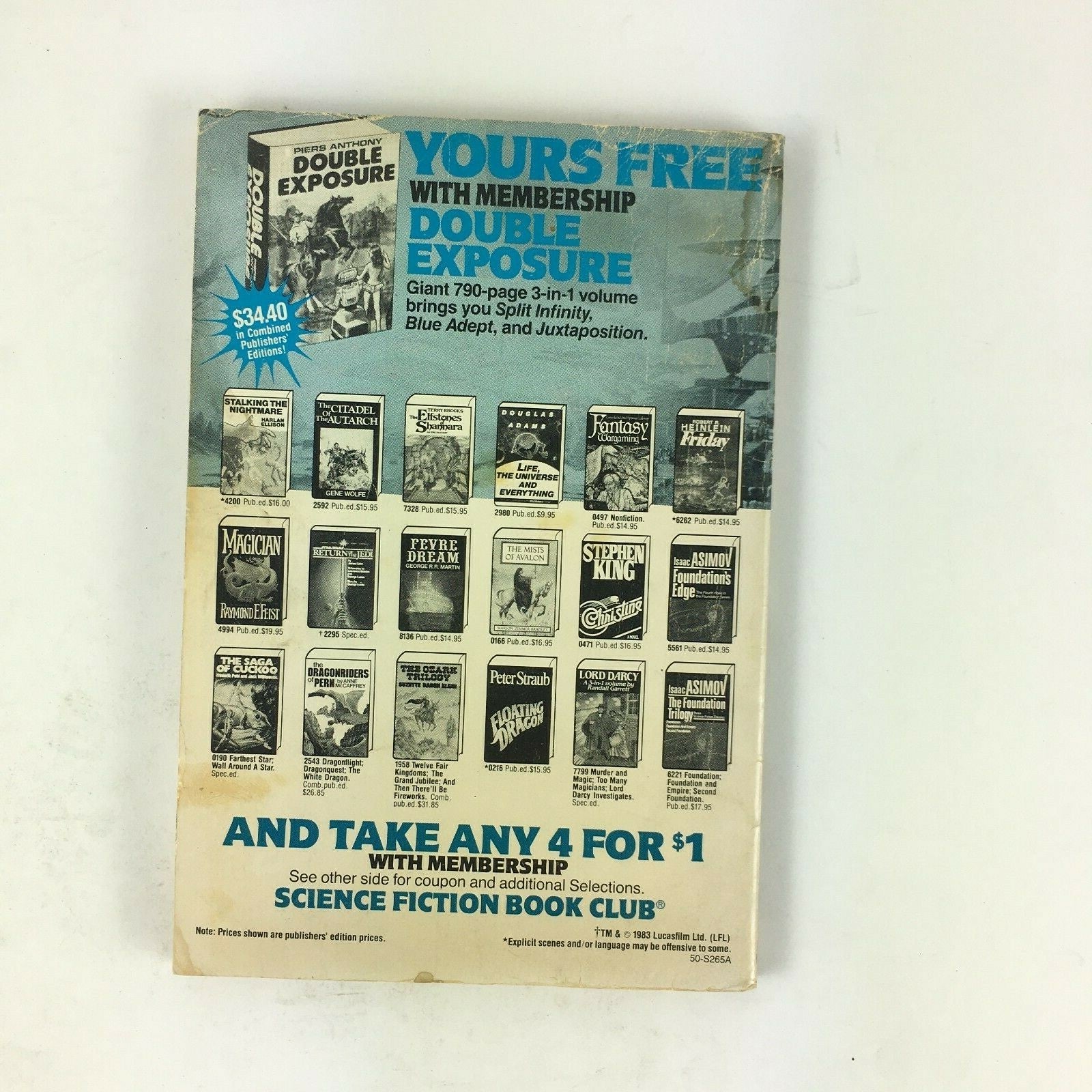 November 1983 Isaac Asimov's Science Fiction Magazine In Dreams of Real World