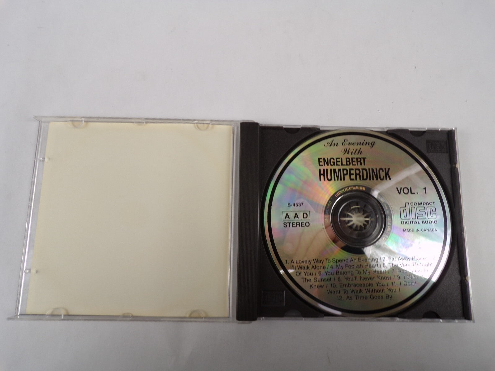 An Evening With Engelbert Humperdinck Vol 1 A Lovely Way To Spend AnEvenig CD#59