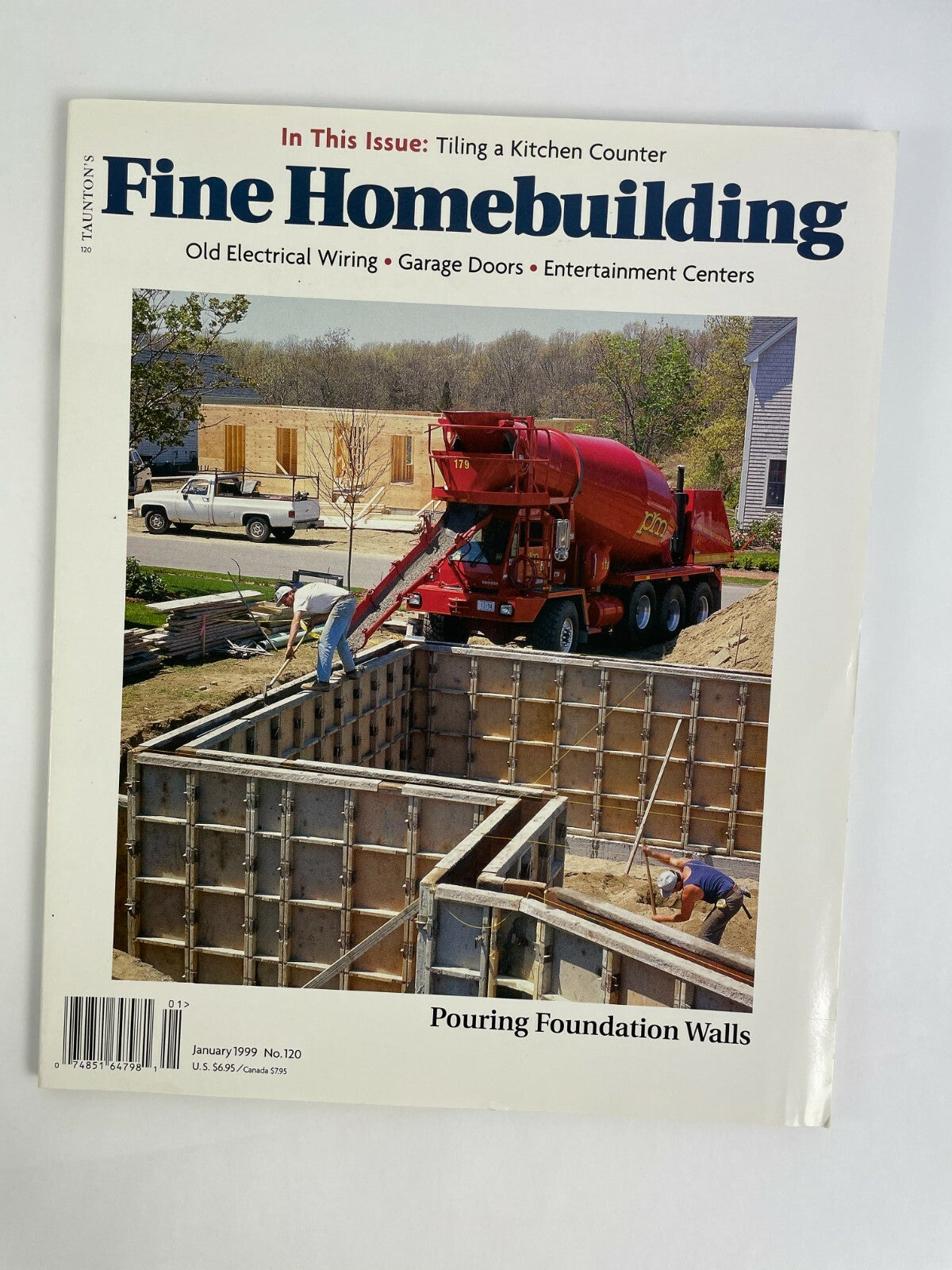 January 1999 Fine Homebuilding Magazine Tiling A Kitchen Garage Doors Wiring #A
