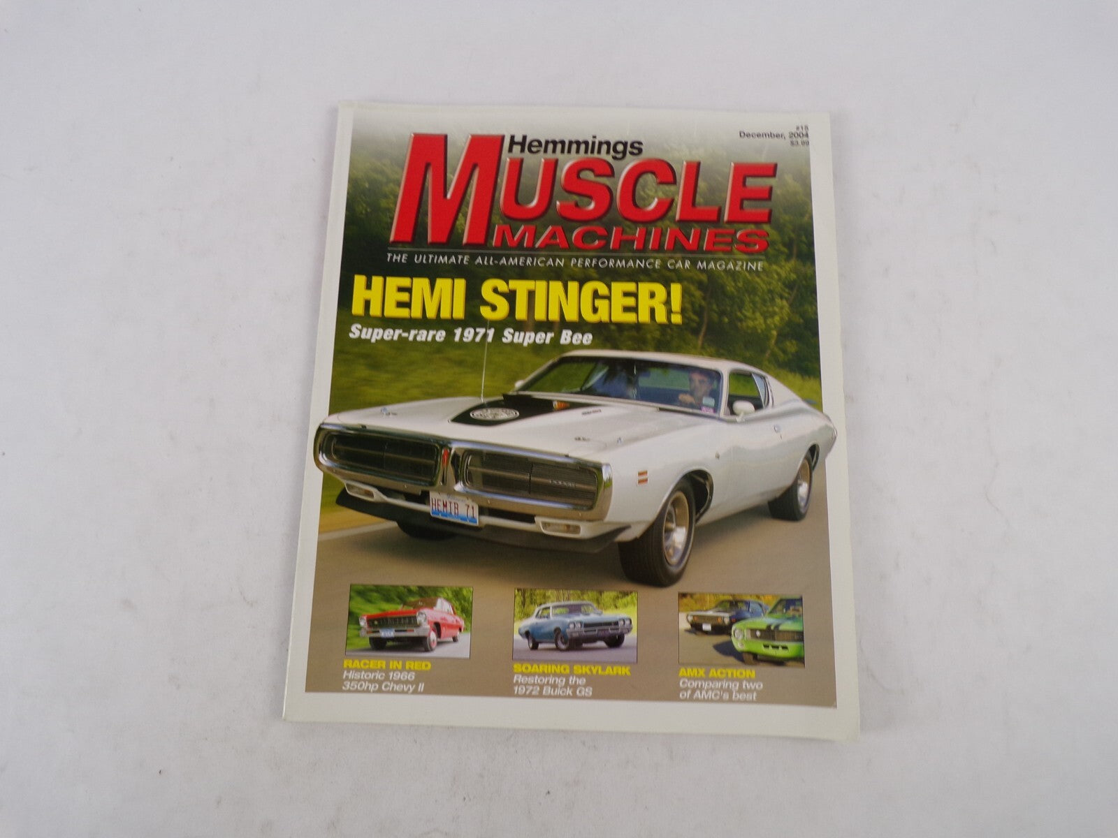 December 2004 Muscle Machines Magazine Hemi Stinger! Super-Rare 1971 Super Bee