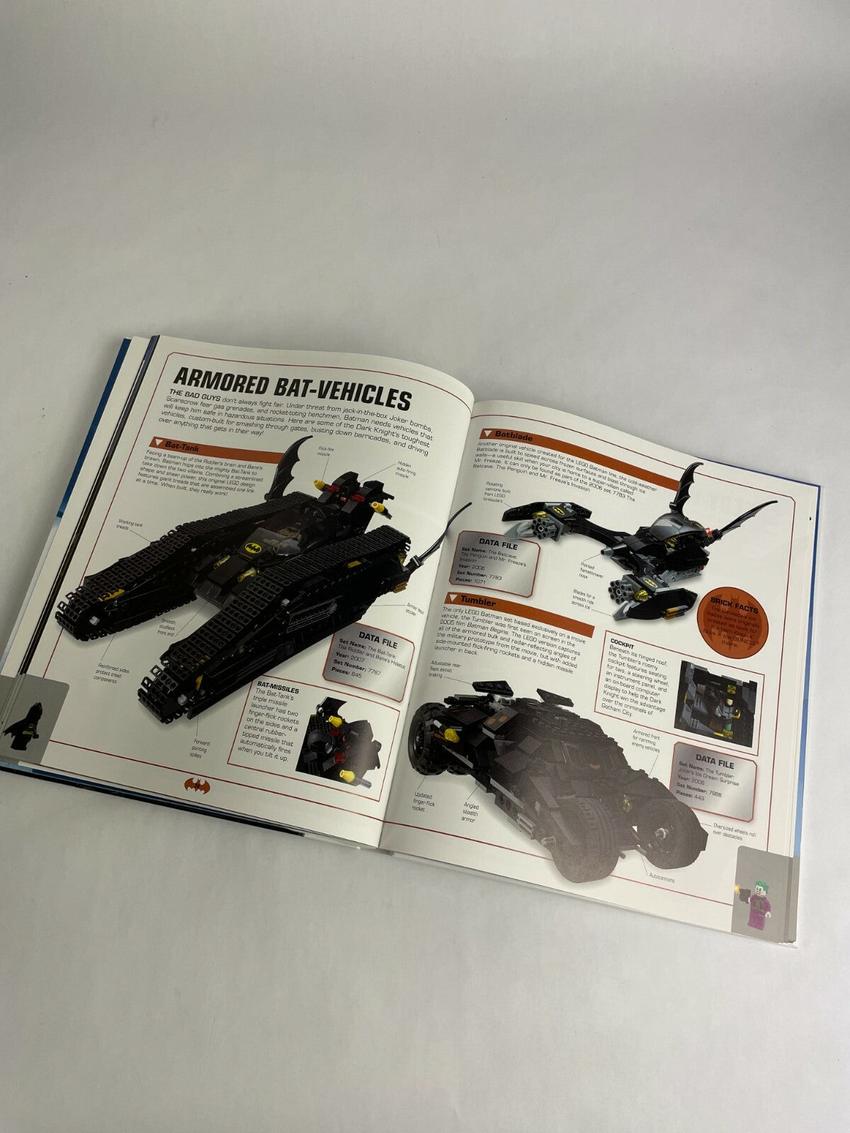 Lego Super Heros Batman Visual Dictionary The Joker The Batmobile Banes Drill M1
