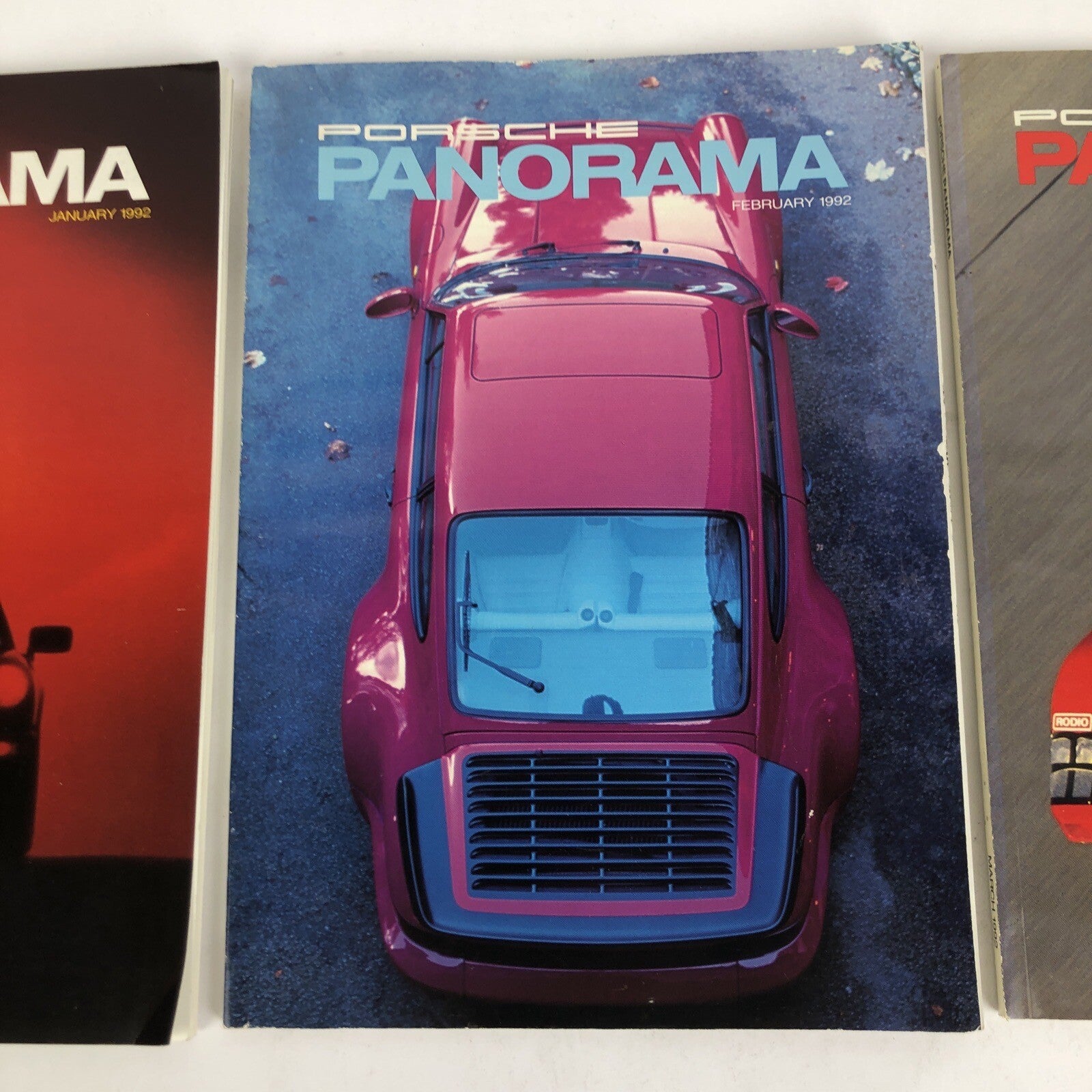 Porsche Club of America Panorama Magazine LOT - 12 issues 1992 Complete LOOK