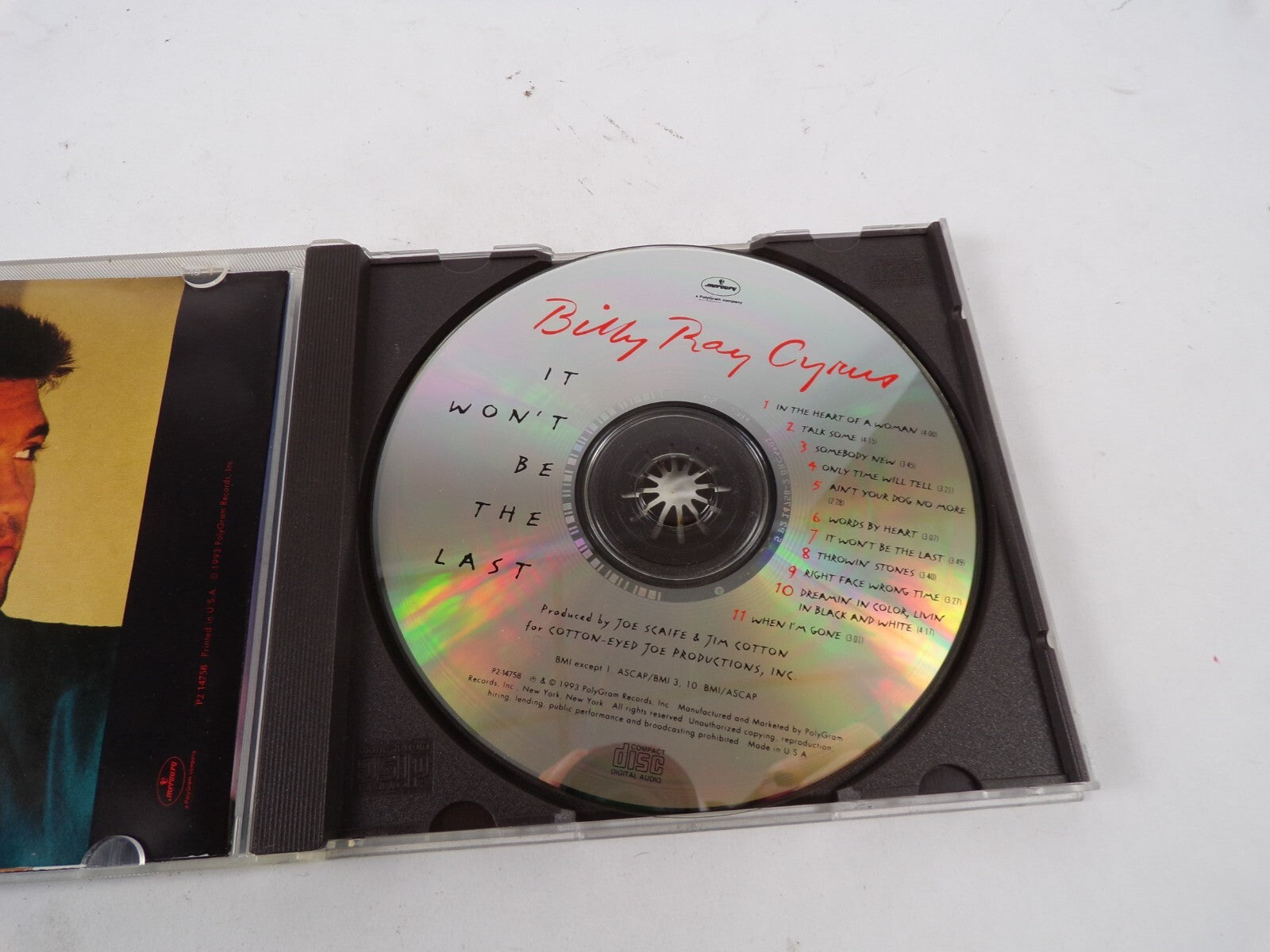 Billy Ray Cyrus It Won't Be The Last In The Heart Of A Women Talk Some CD#16
