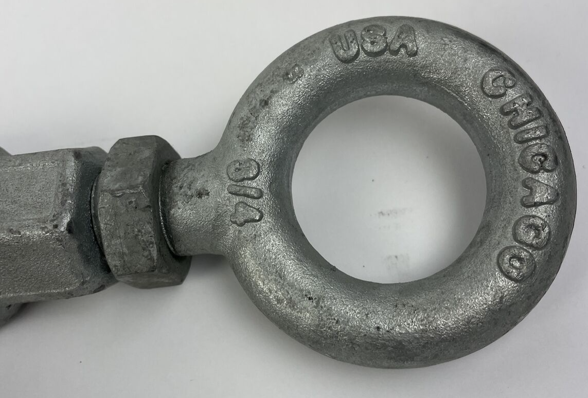 Chicago Hardware USA Turnbuckle Jaw & Eye Galvanized 3/4" x 14" Body CHF 3/4"