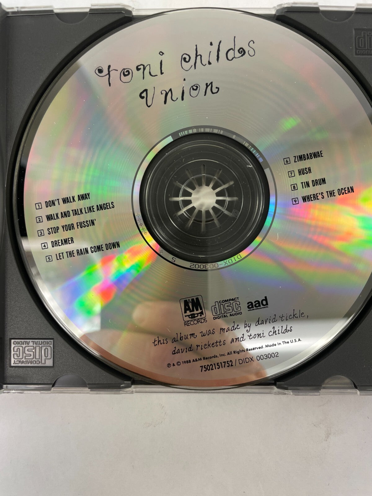 Yoni Childs Union Zimbawae Hush Tin Drum Wheres The Ocean Walk And Talk CD#73