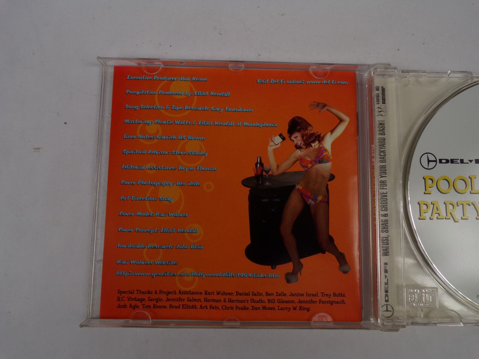 Del-Fi Pool Party! High Dive Wild Twist Phone Call Swim Beat La Bamba CD#39