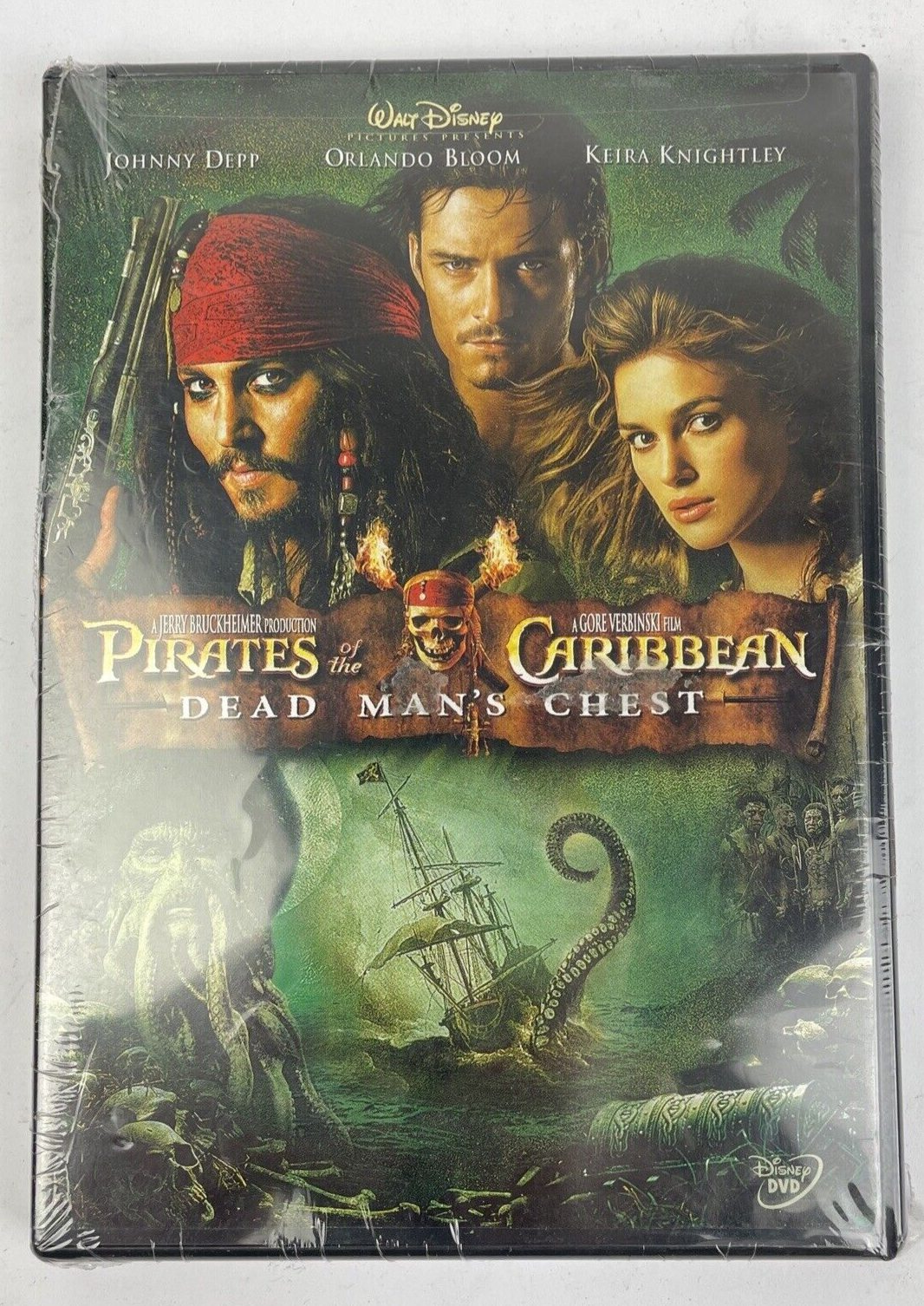 Pirates of the Caribbean: Dead Man's Chest - DVD Video Johnny Depp - NEW