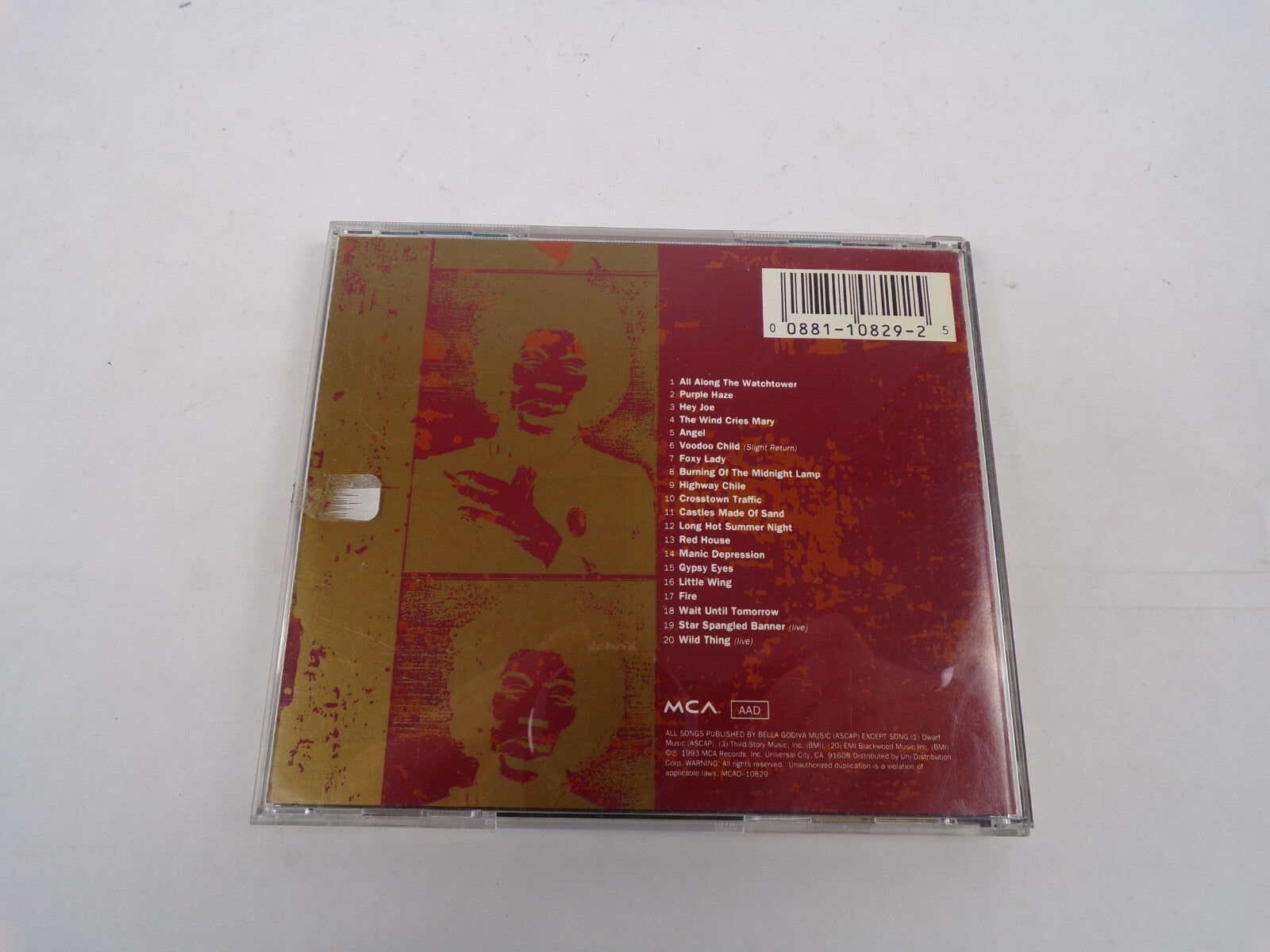 Jimi Hondrix The Ultimate Experience All Along The Watchtower Purple Haze CD#25
