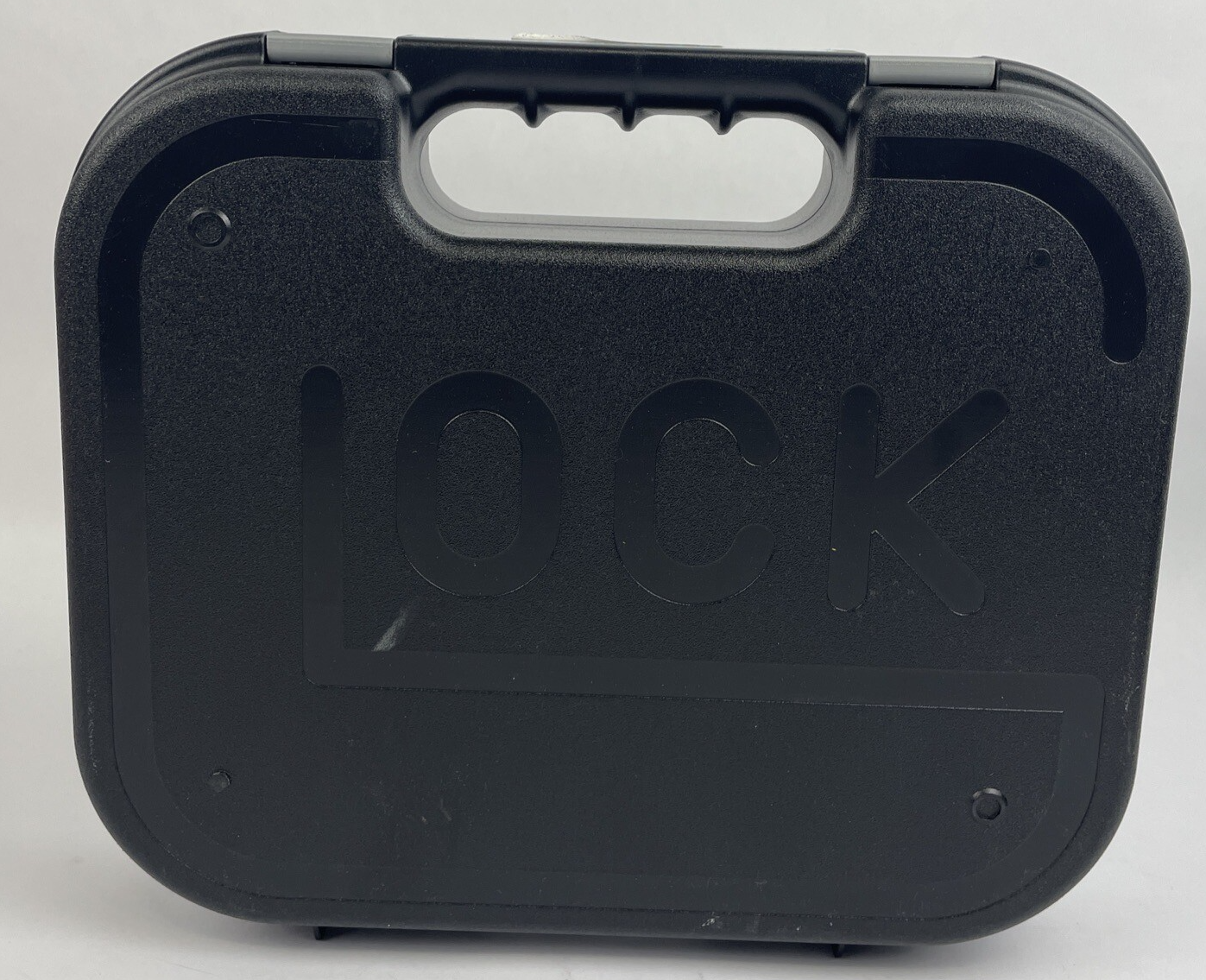 Glock Factory OEM Clam Shell Hard Pistol Case W/ Lock, Cleaning Brush, Manual