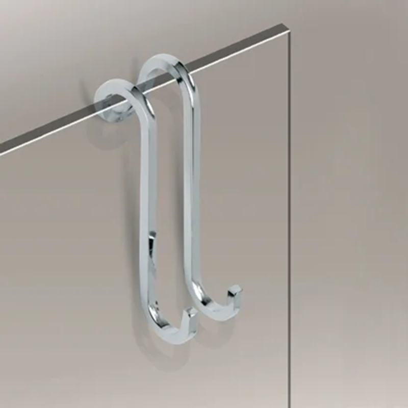 Windisch polished chrome wall-mounted bathroom hook