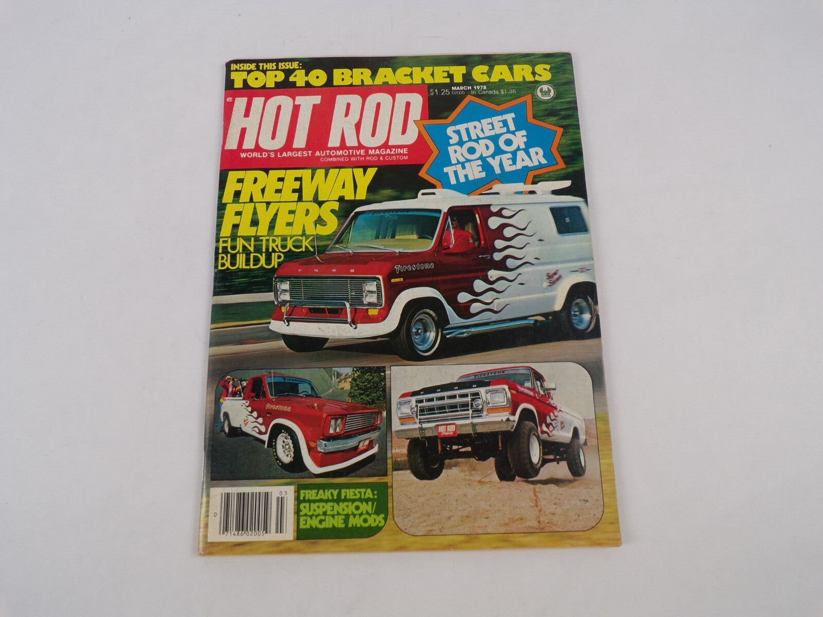 March 1978 Hot Rodding Magazine Top 40 Bracket Cars Freeway Flyers Fun Truck Bui