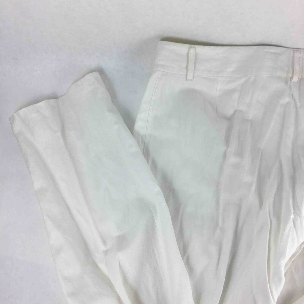 Just Cavalli Mens Dress Pants White Lined Flat Front Zipper Fly Welt Pockets 54