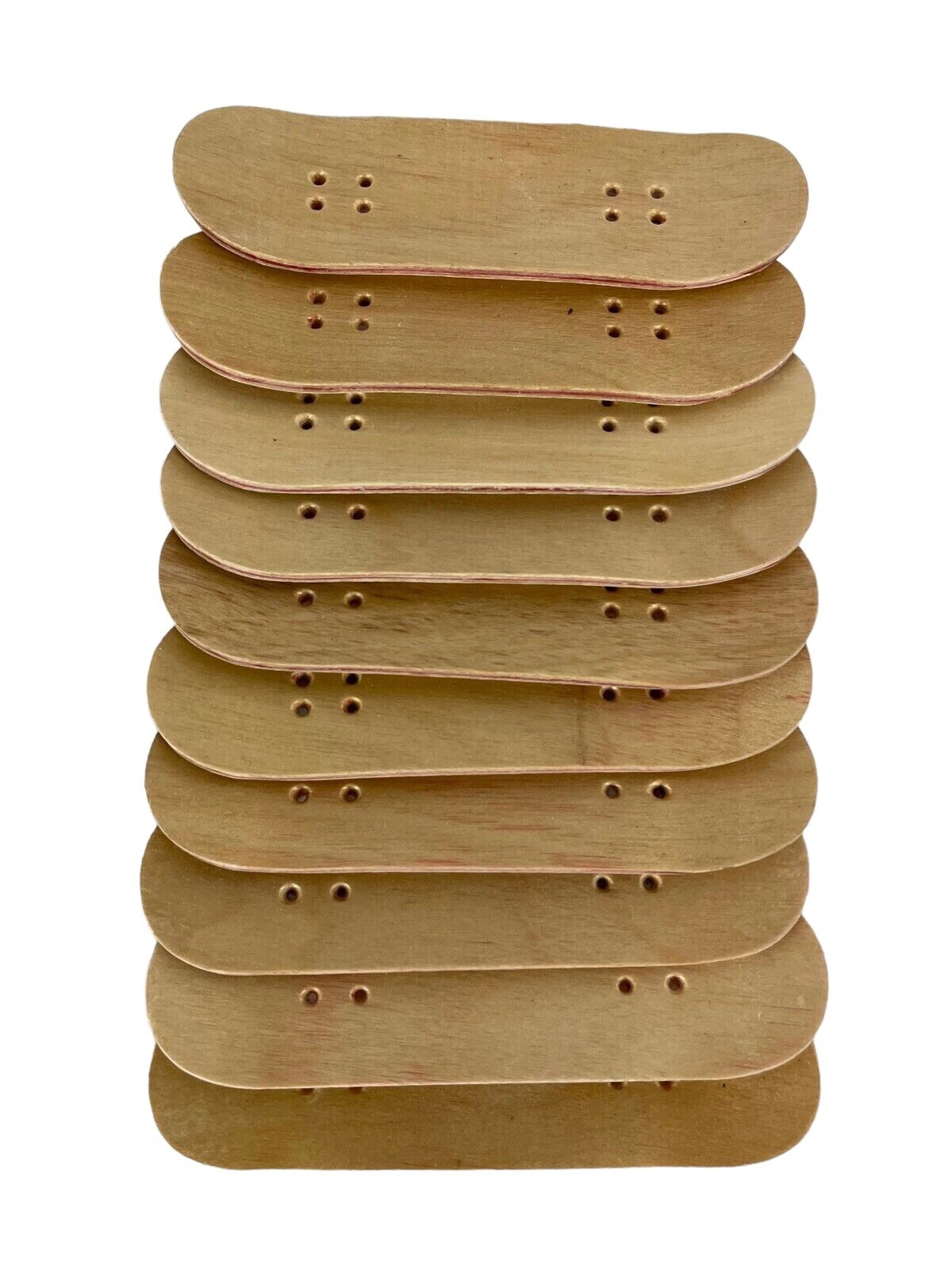 Premium skateboards FINGERBOARD WOODEN SKATEBOARD NATURAL WOOD GRAIN LOT OF 10