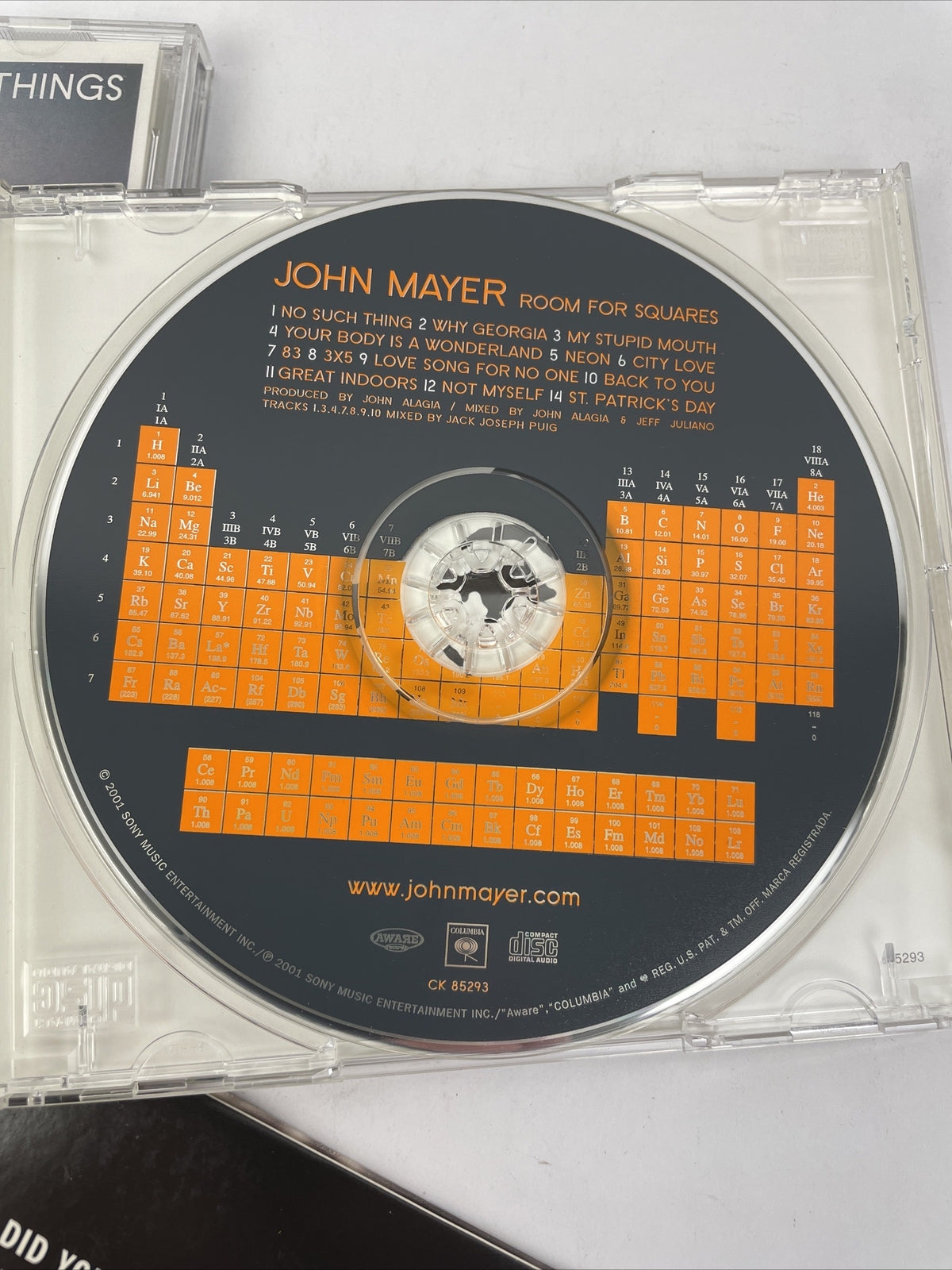 3 x John Mayer CD Lot - Room For Squares - Heavier Things - TRY Live in Concert