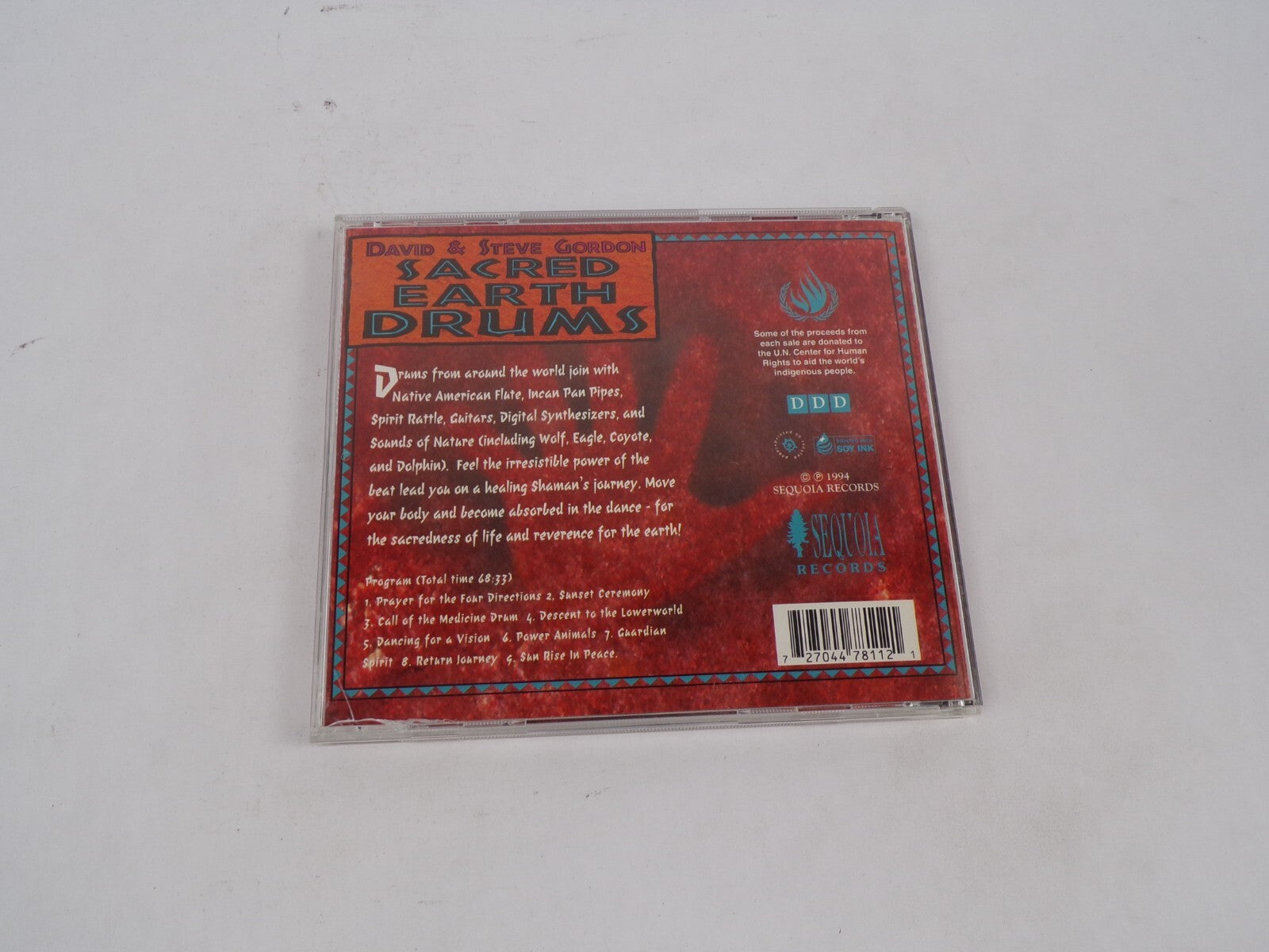 Sacred Earth Drums David & Steve Gordon Prayer For The Four Directions CD#68