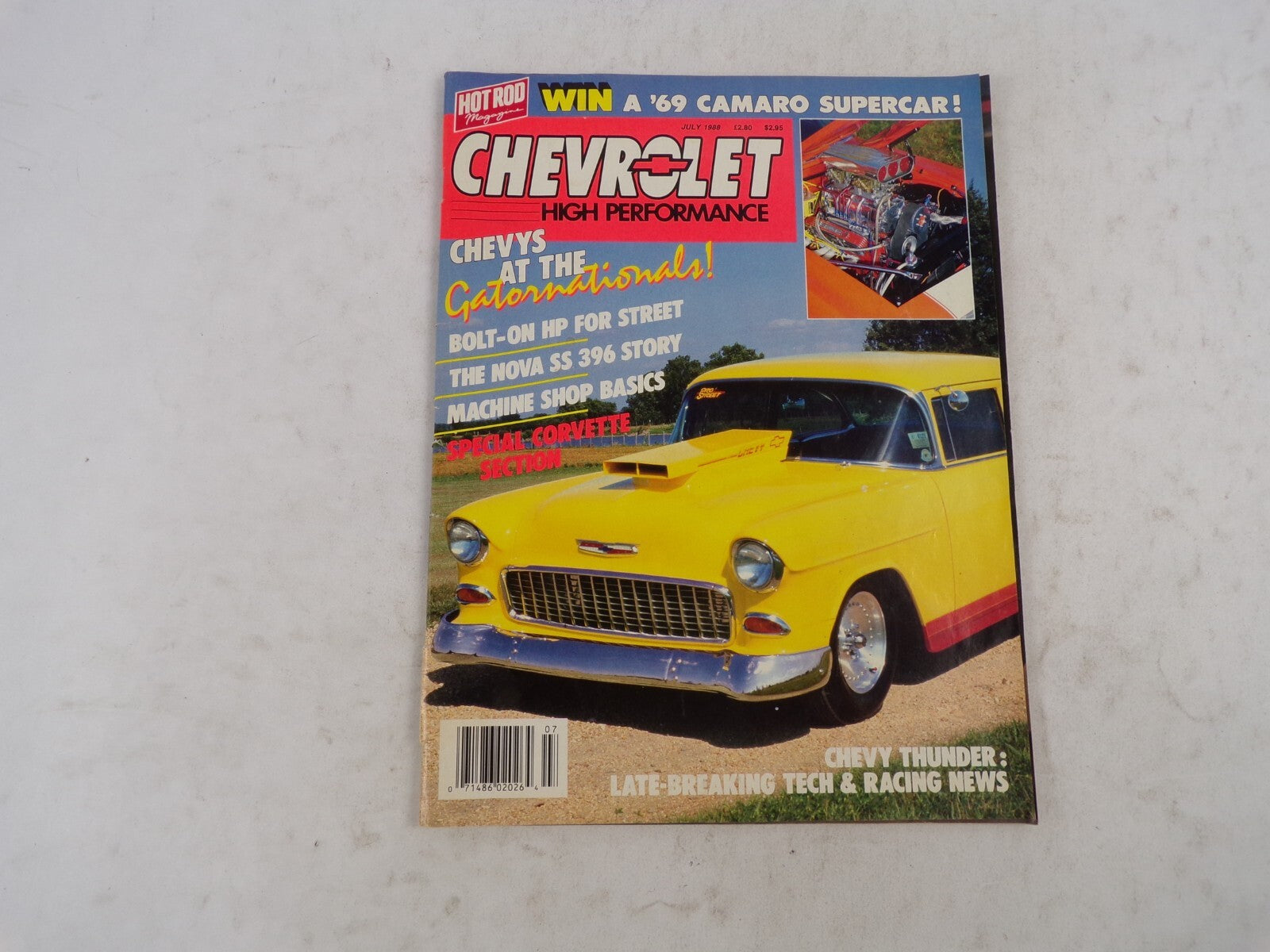 July 1988 Chevrolet High Performance Win A '69 Camaro Supercar! Chevys At The