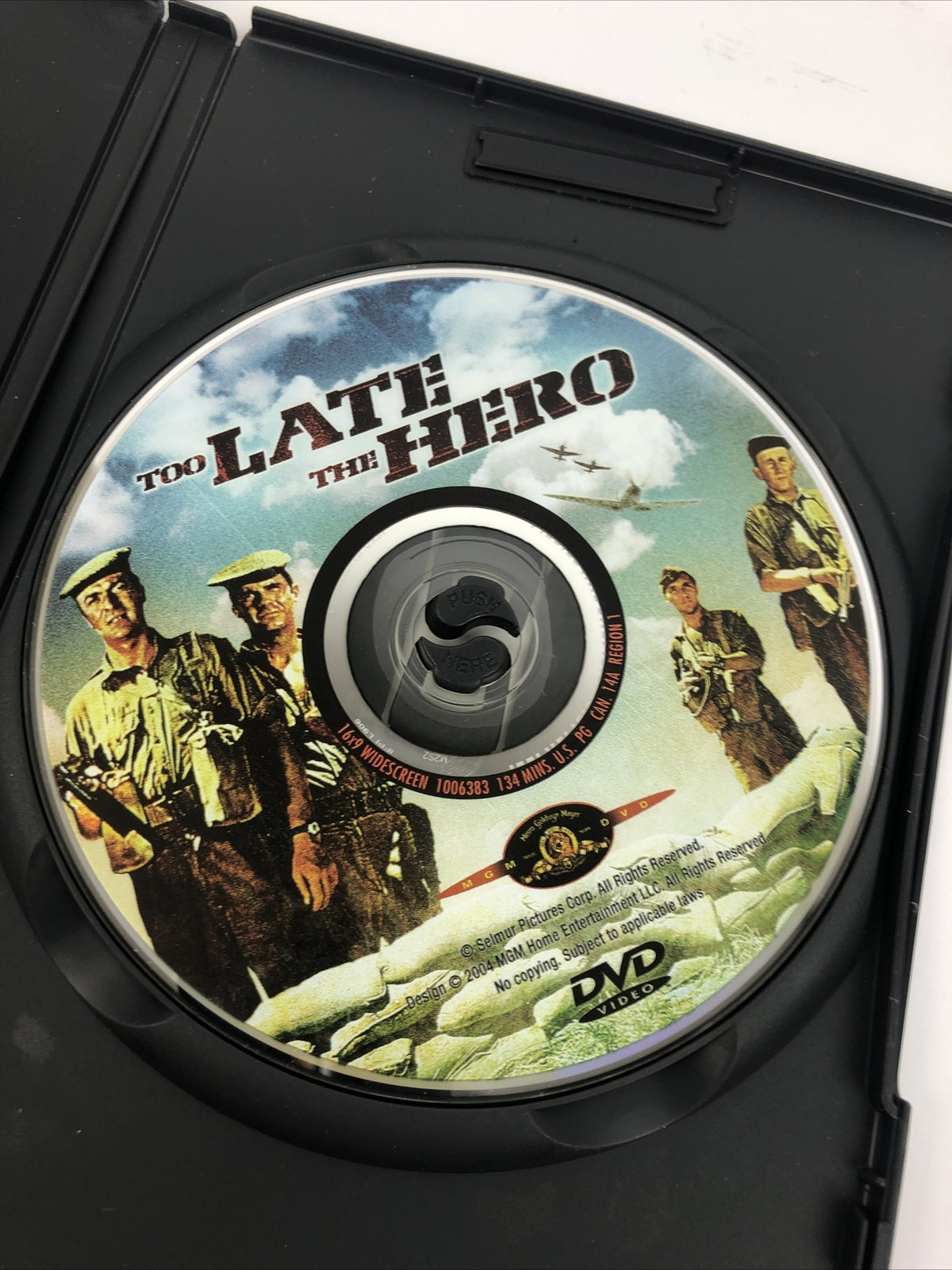 Too Late the Hero (DVD, 1970) NEW Michael Caine Cliff Robertson - MINT DISC