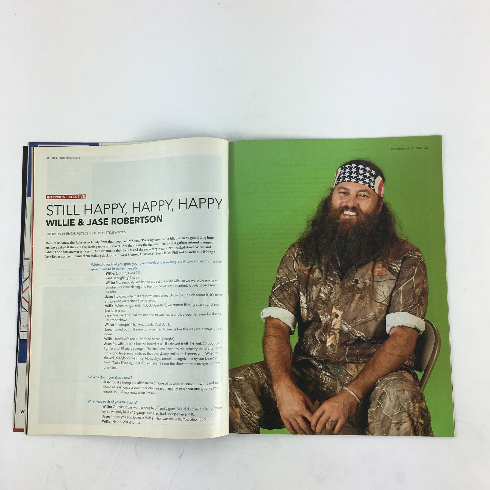 November 2015 Guns & Ammo Magazine Service 9 Springfield Armory 9mm Garry James