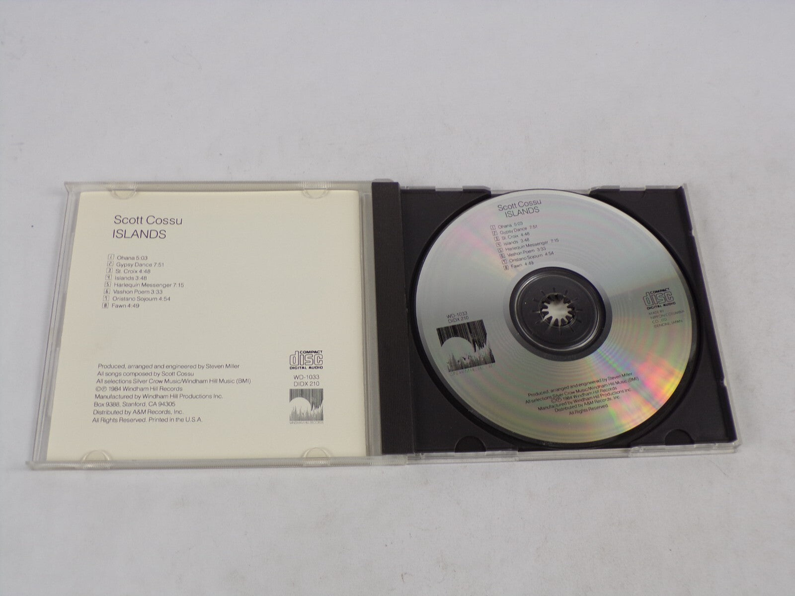Scott Cossu Ohana Gypsy Dance St. Croix Islands Harlequin Messenger Vashon CD#53