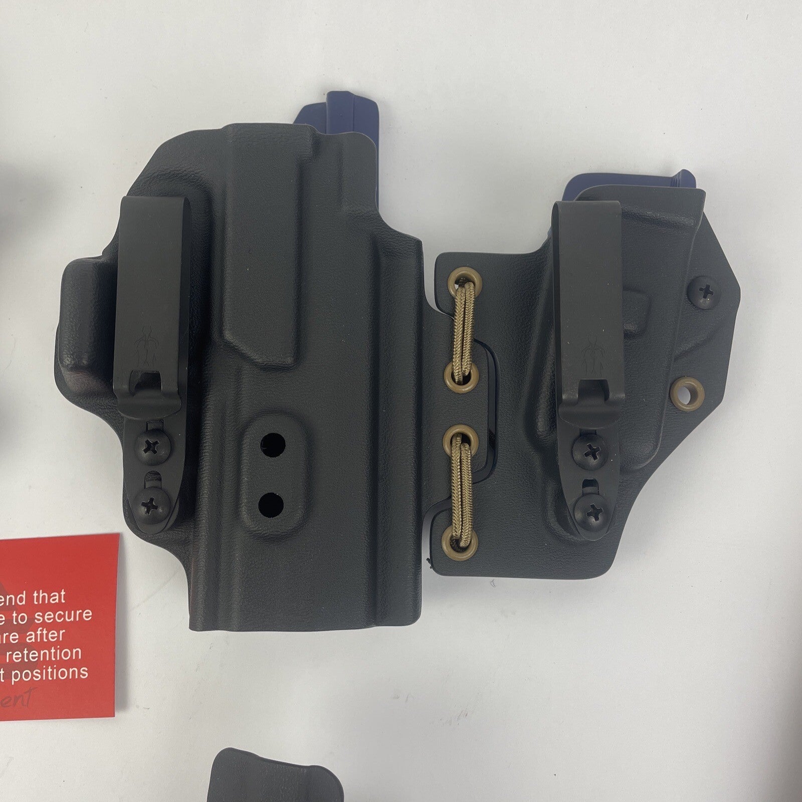 Lot of 5 x Graphite Kydex Gun Holster Pistol Concealed Carry Holster - Brand New