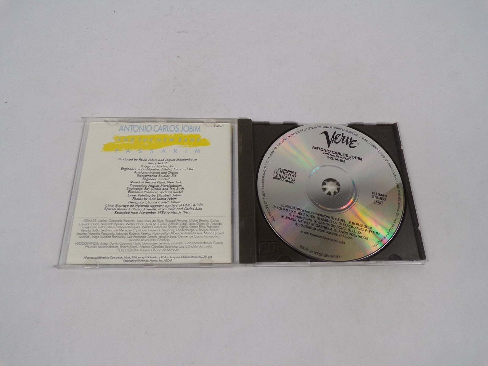 Antonio Carlos Jobim Passarim Bebel Borzeguim Looks Like December Isabella CD#71