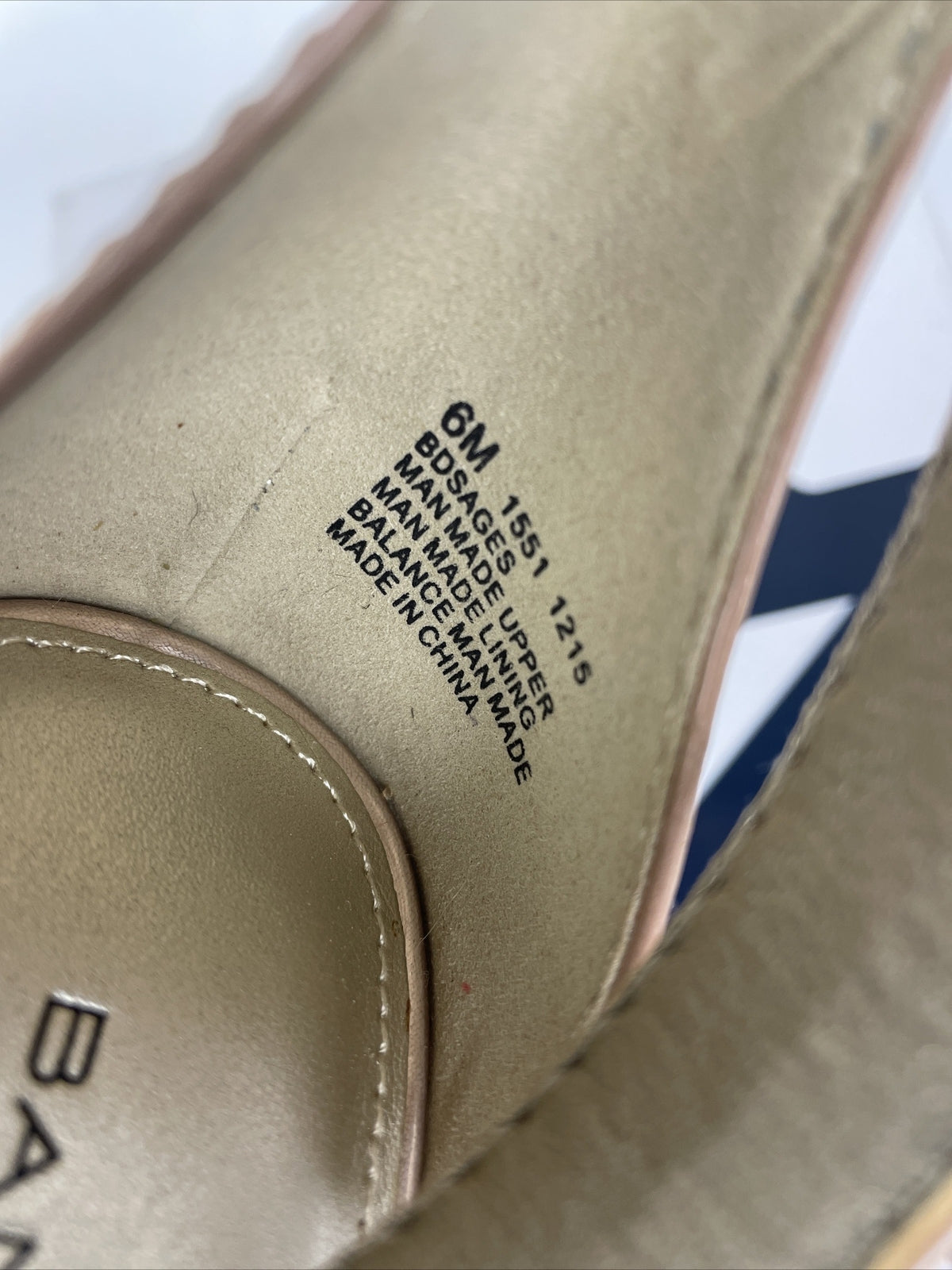 Anne Klein Sport Bandolino Patent Pink Cream Heel Pump Open Toe Size 6M - NEW