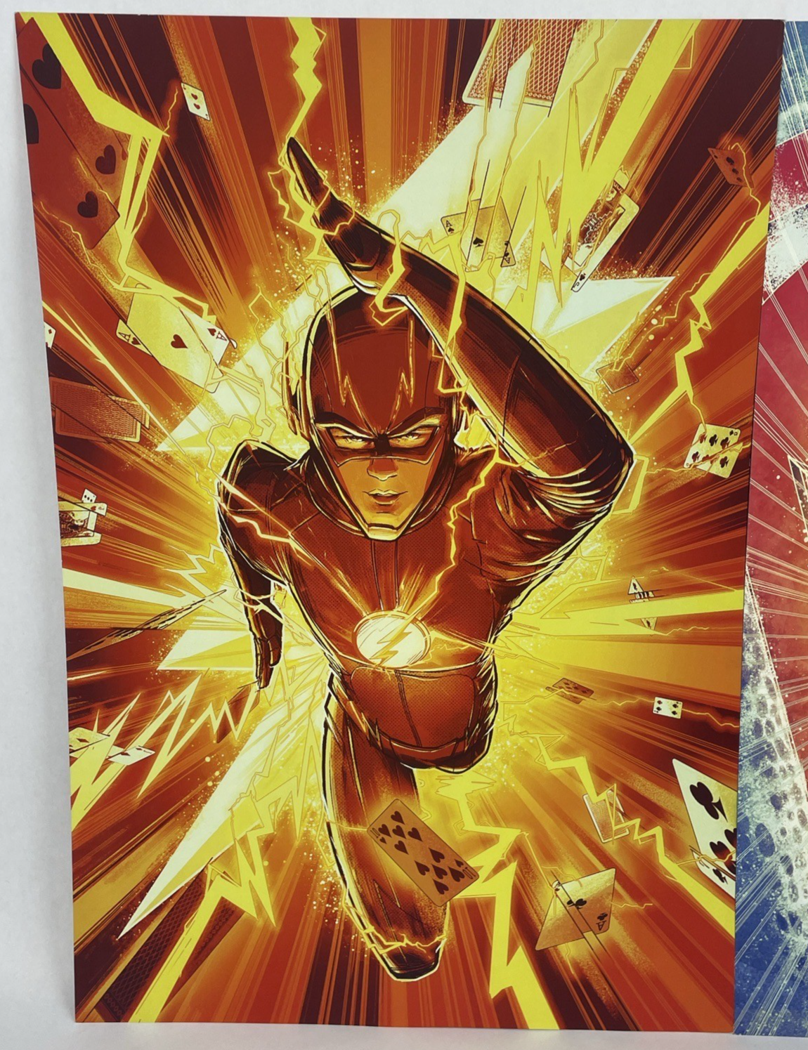 Lot of 2 SUPERGIRL / FLASH Dc Comics CW COMIC CON EXCLUSIVE PROMO Poster (s)