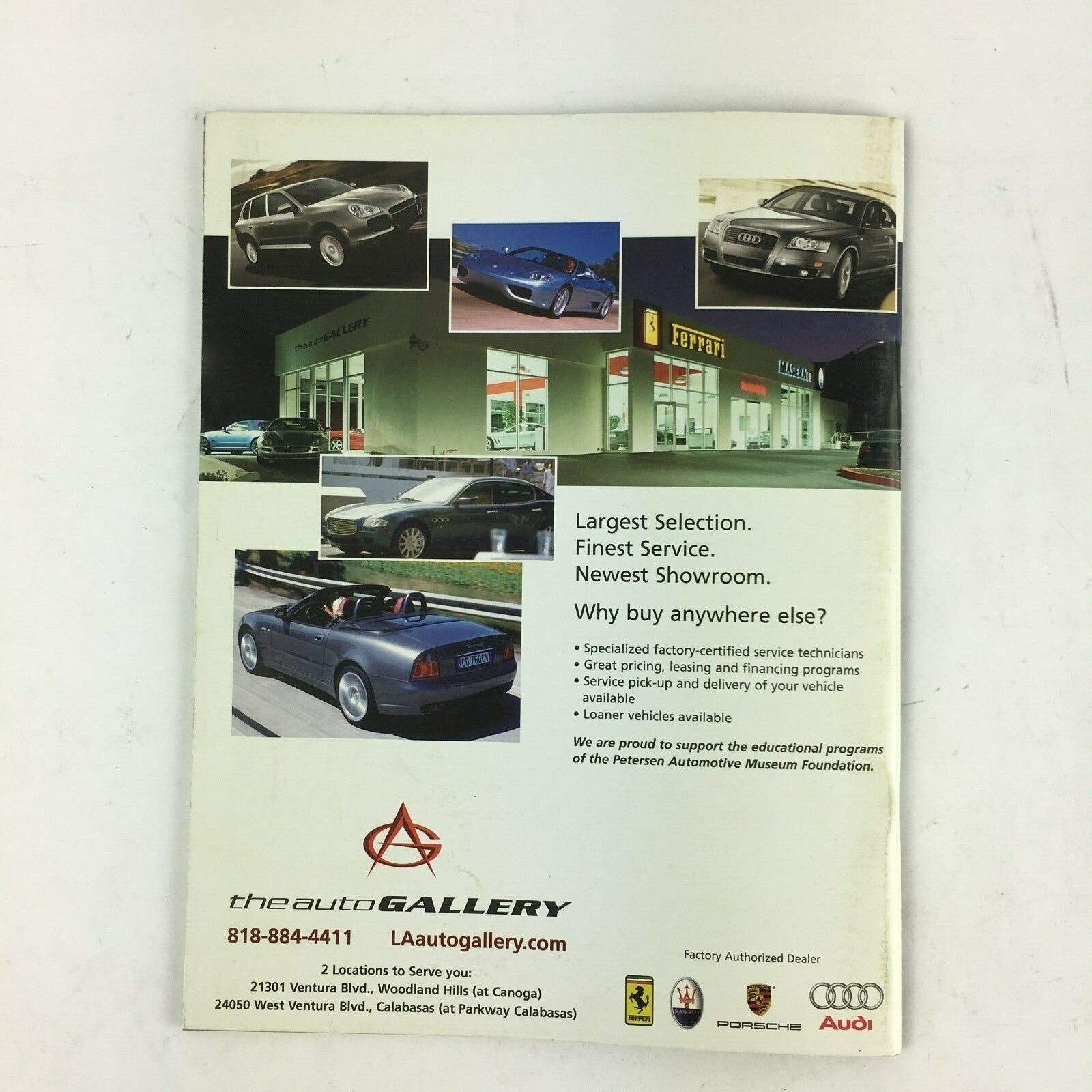 Summer 2006 Finish Line Magazine Petersen Automotive Boattail Speedster Shelby