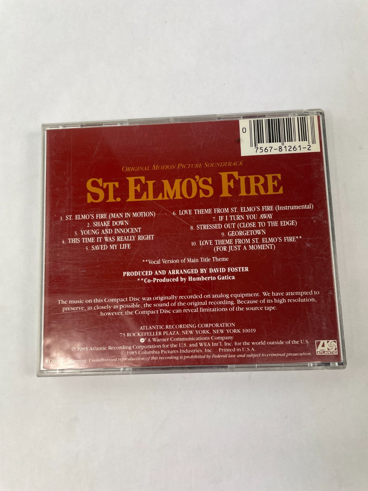 St. Elmo's Fire St. Elmo's Fire Shake Down Young And Innocent This Time It CD#73
