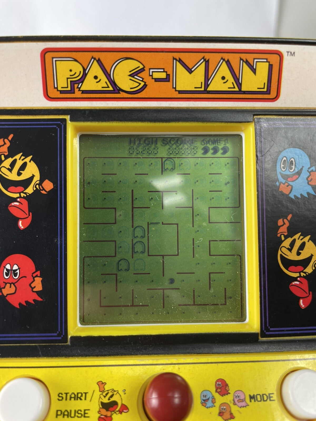Pac-Man Handheld Retro Mini Arcade Classic Game Bandai Namco Working!
