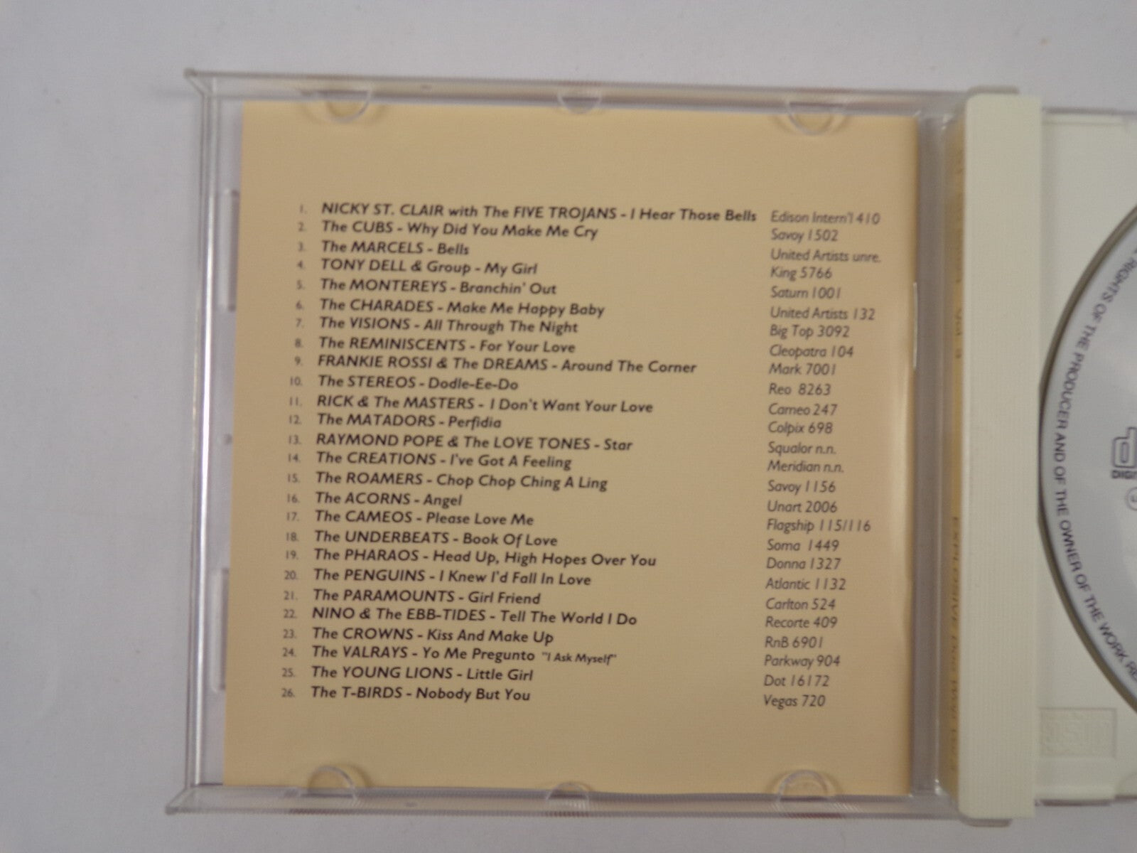 Explsive Doowops Vol 3 CD #18