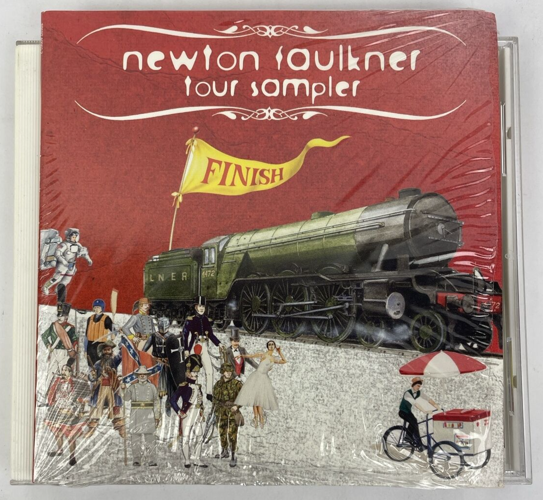 2 x Newton Faulkner Audio CD LOT - Tour Sampler (2008) - ep (2007) Mint Disc DEF