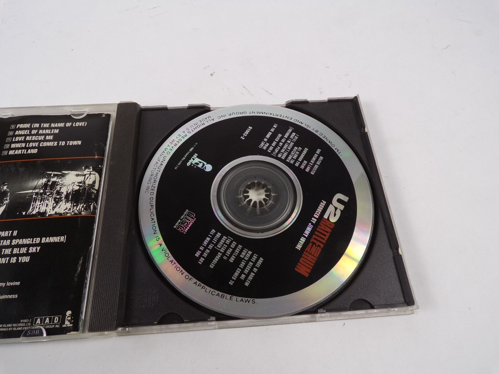 U2 Rattle And Hum Helter Skelter Desire Heartland When Love Comes To Down CD#61