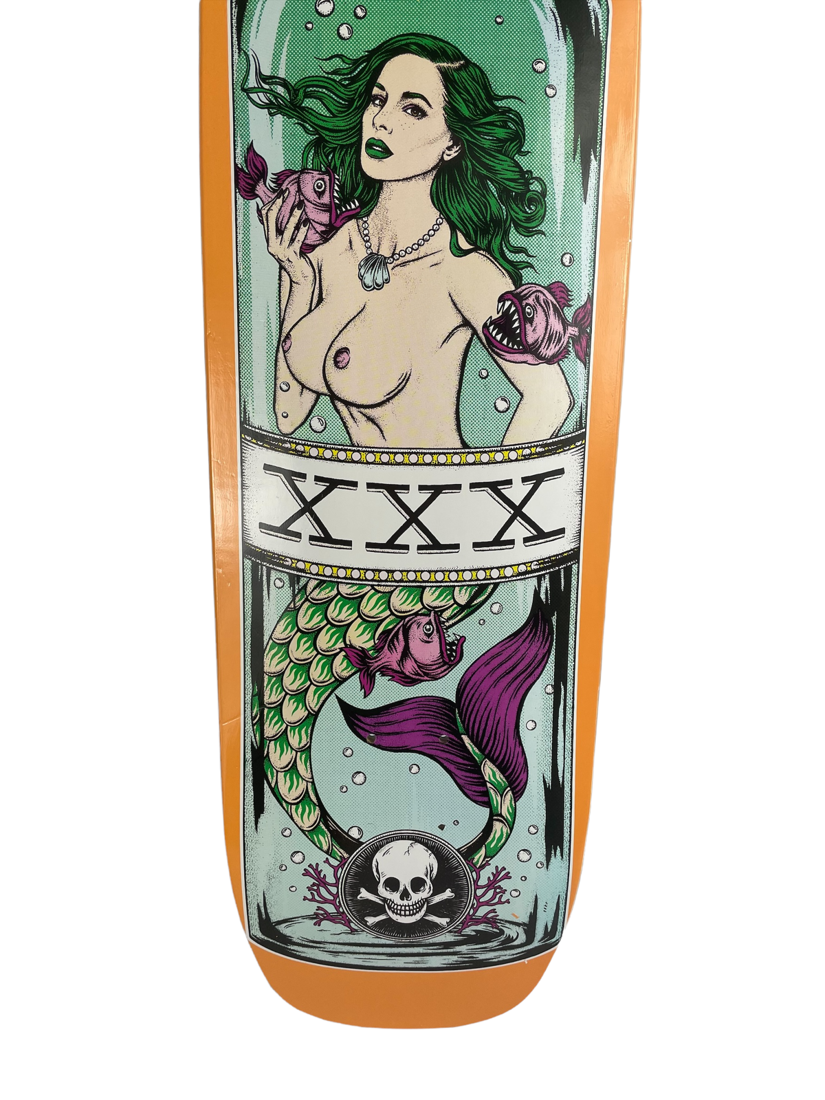 Melcher Mermaid Pro Deck - Death Skateboards POOL Shape 9 " free shipping