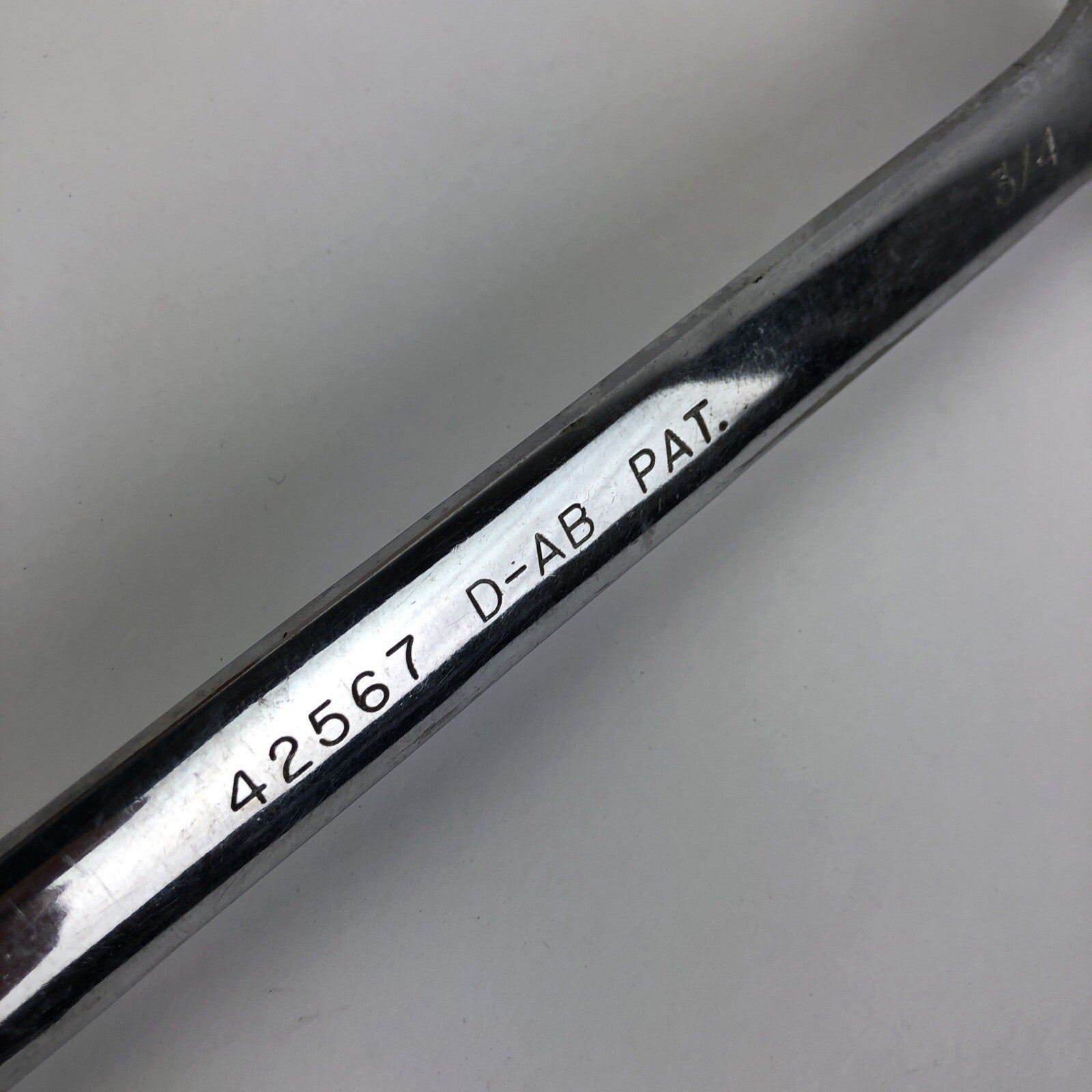 Craftsman 42567 D-AB 3/4" Ratcheting Combination Wrench USA - LOOK