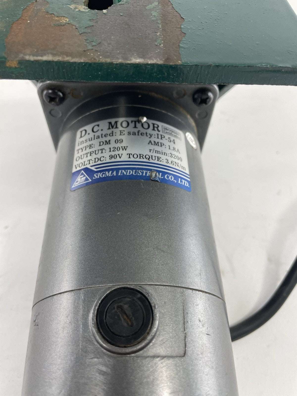 Sigma 5GN-120 Gear Motor 220V 60W 0.5A DC Motor w/ Gearbox Industrial 90VDC 3200