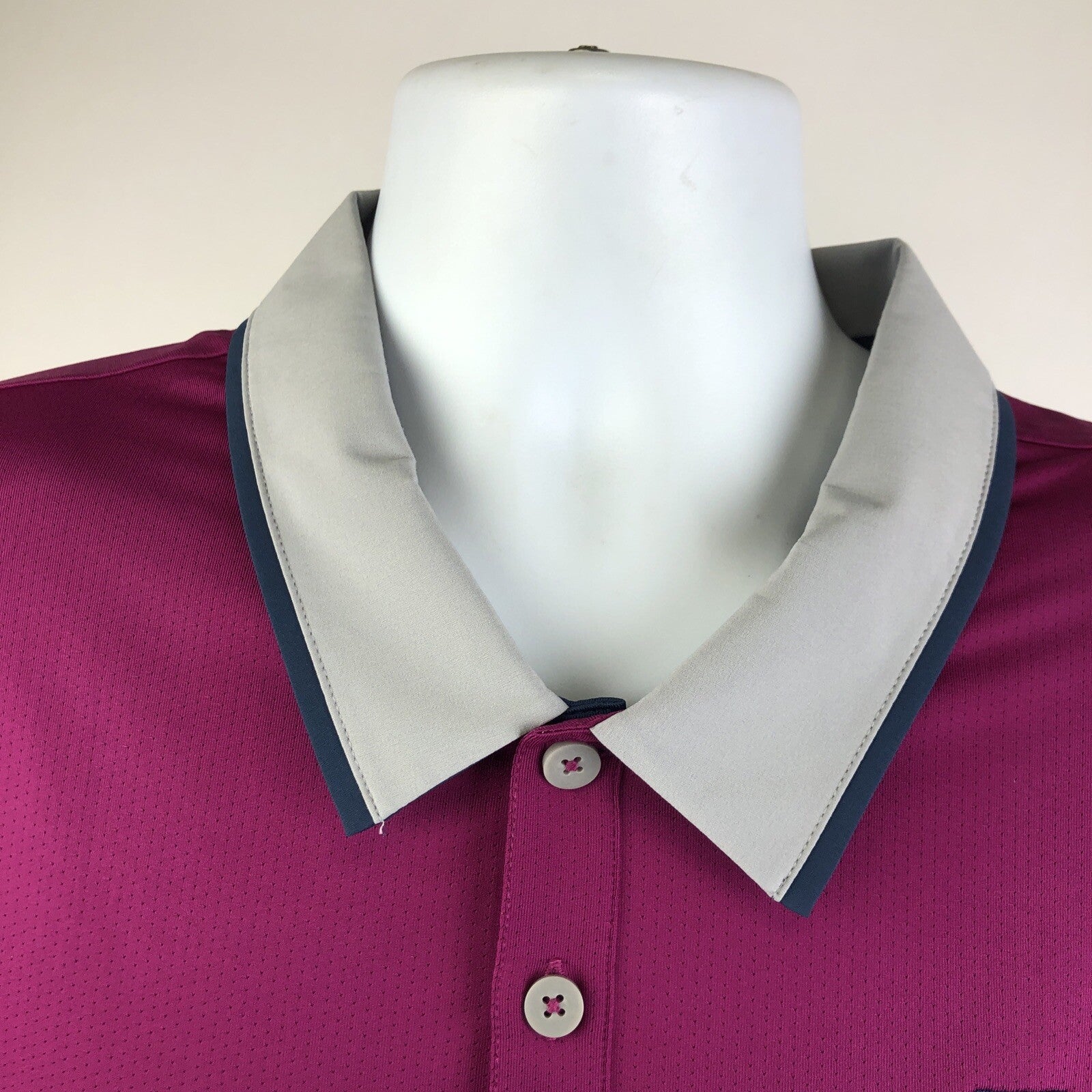 Adidas Climacool Mens Golf Shirt XL The Players Course TPC Las Vegas Fuchsia VGC
