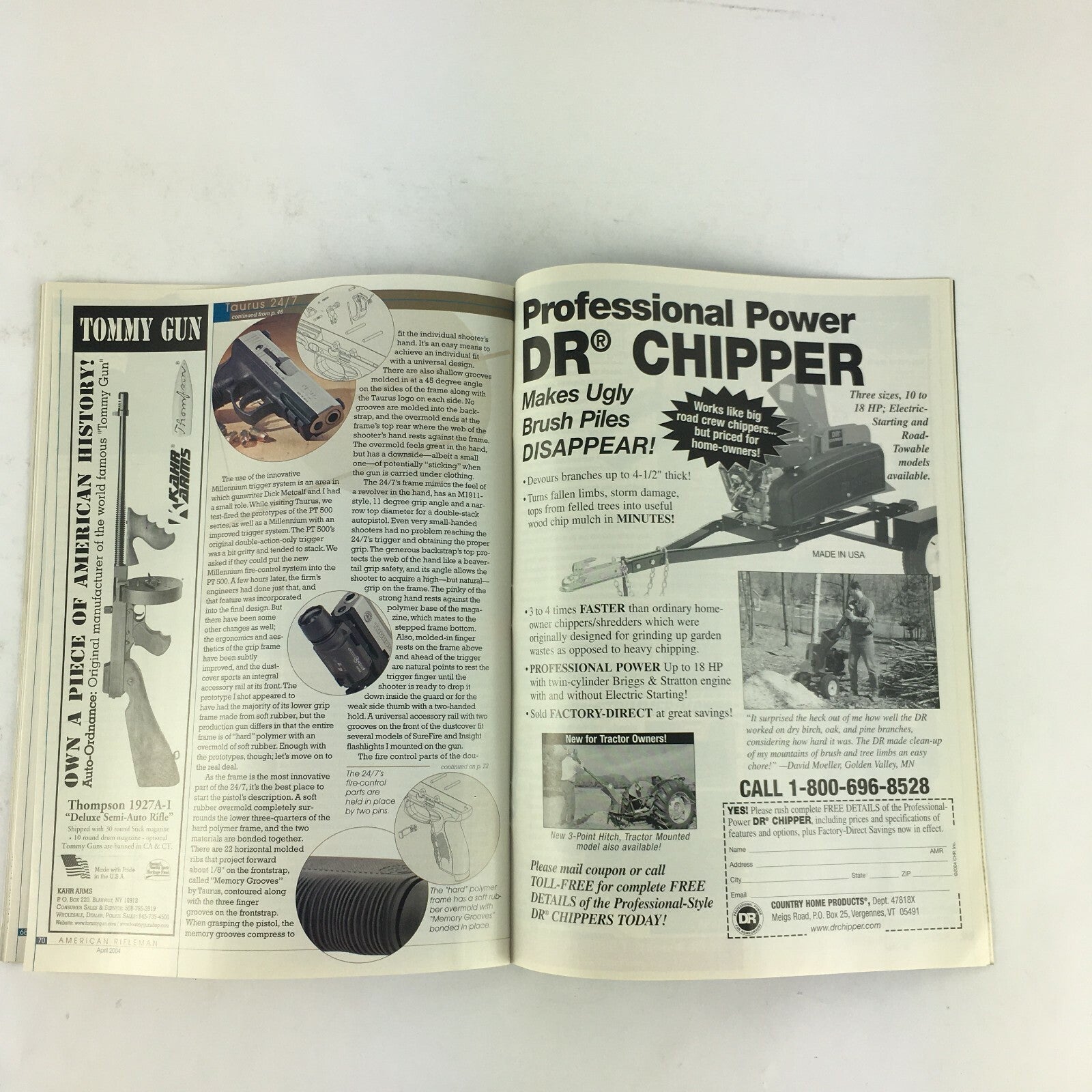 April 2004 American Rifleman Magazine Pratical to Tactical Barrett's M82A1