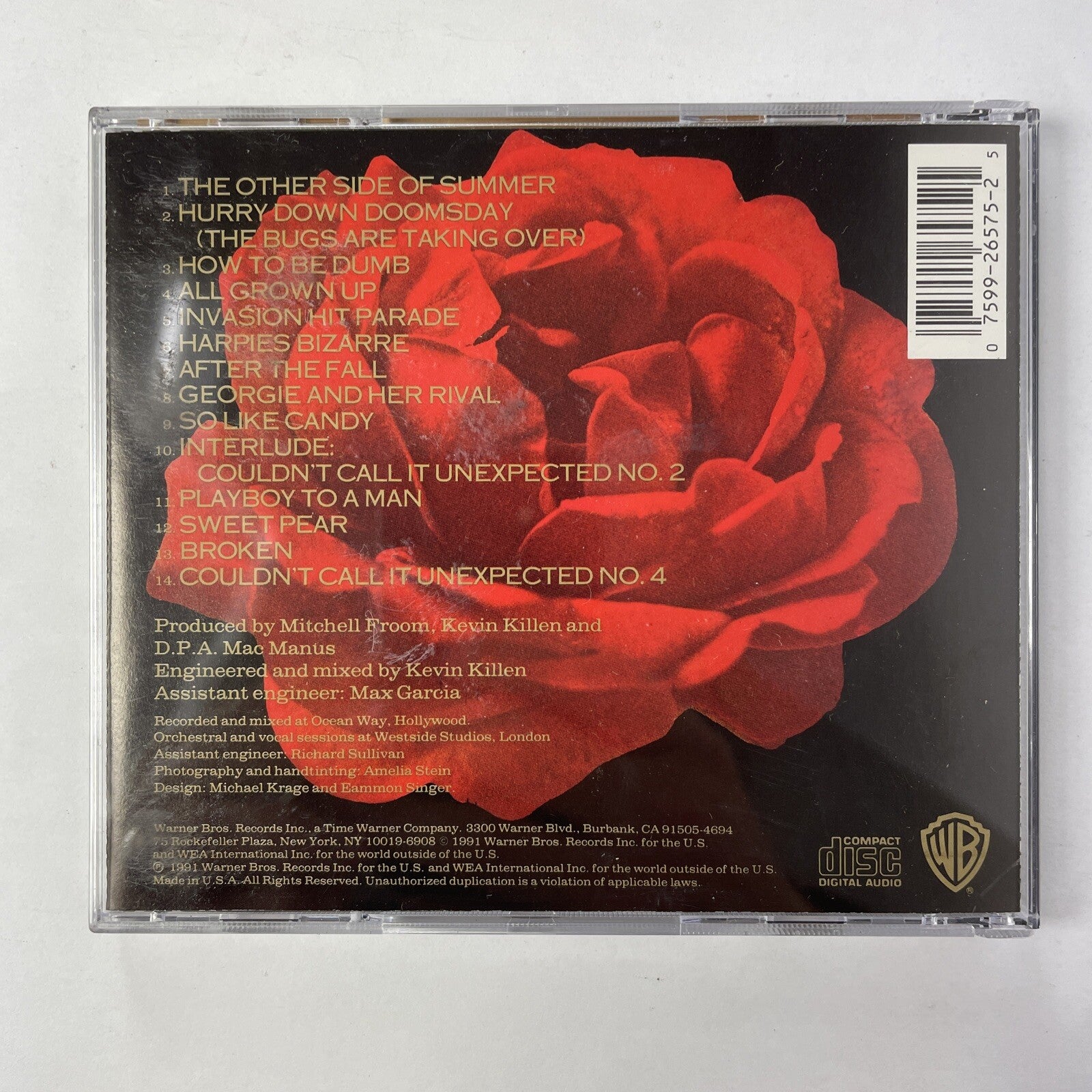 ELVIS COSTELLO - MIGHTY LIKE A ROSE - CD - Warner Brothers #28