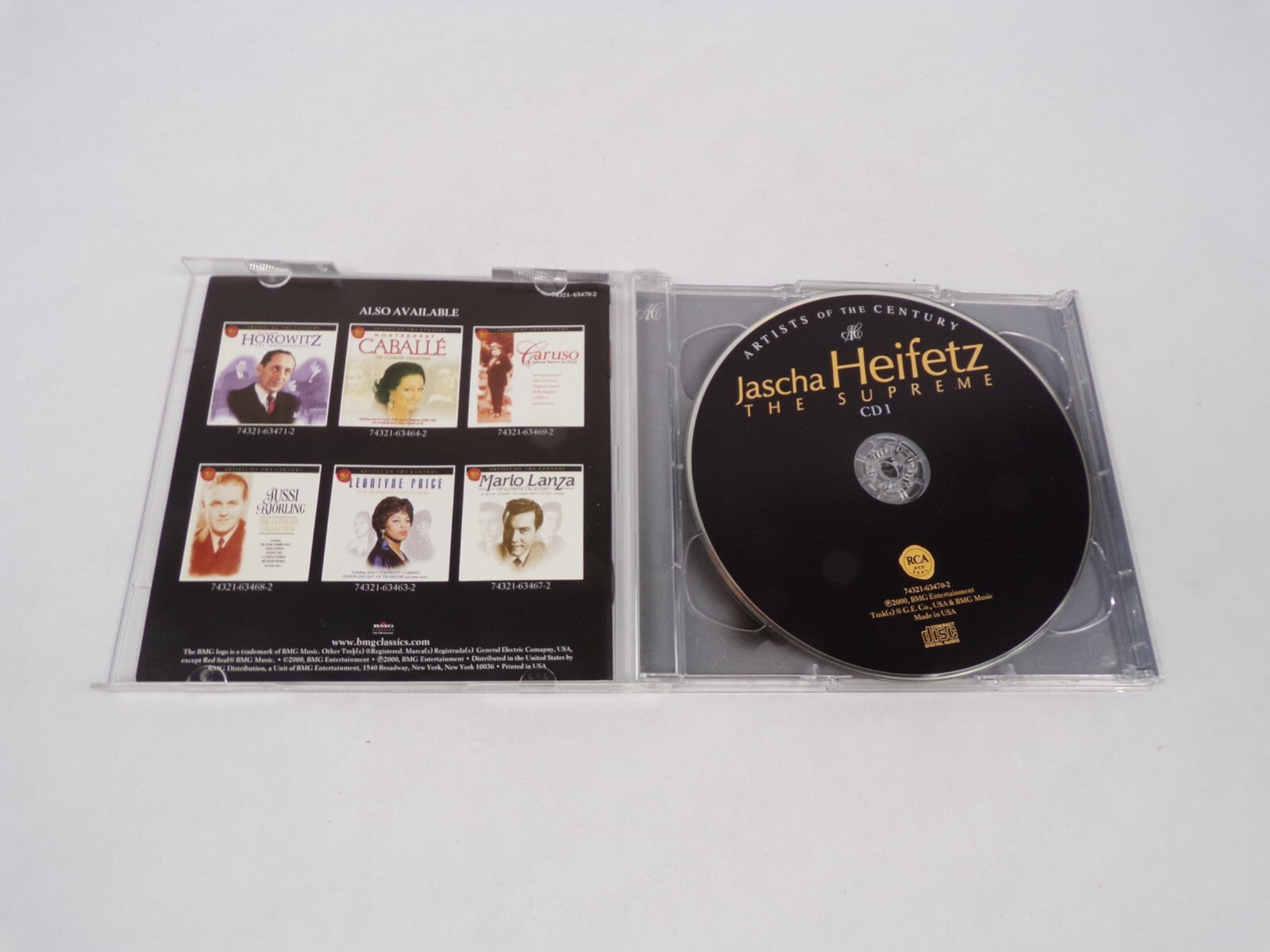 Jascha Heifetz The Supreme Allegro Non Troppo Adagio Allegro Moderato CD#63