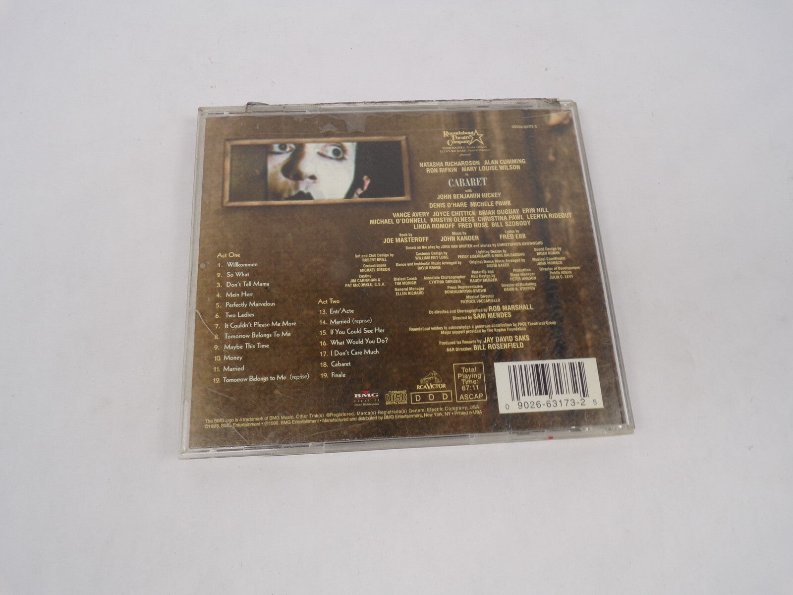 Cabaret The New Broadway Willkomen So What Dont Tell Mama Mein Herr Two CD#63