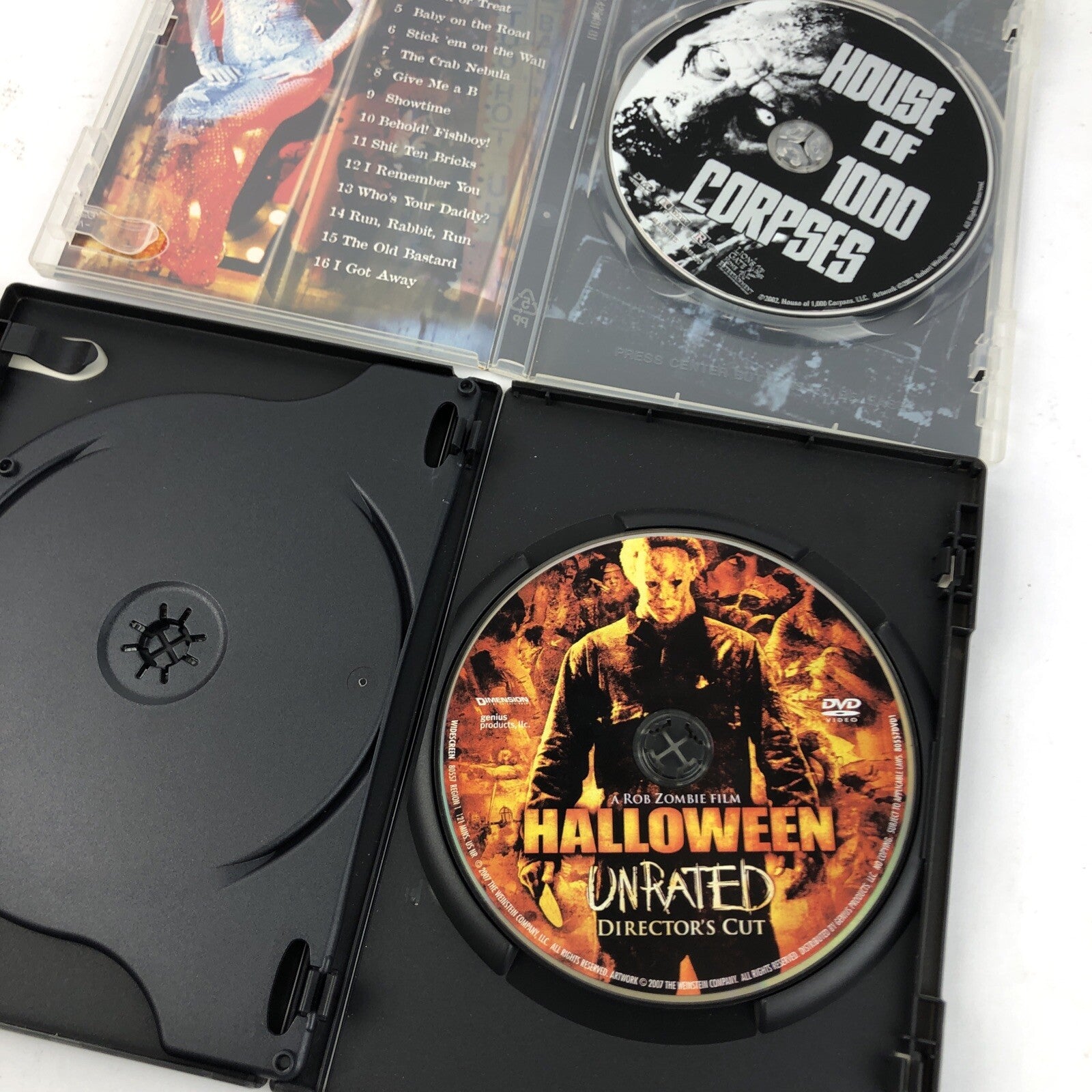 2 x Rob Zombie DVD Movie Collection. Halloween, House of 1000 Corpses * VGC *