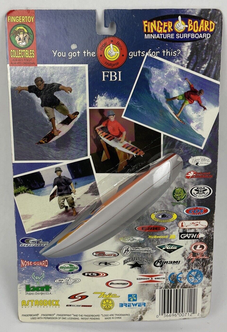 Finger Board Extreme Fingerboy Fingergirl Surfboard Surfing CH Edition RARE FIND