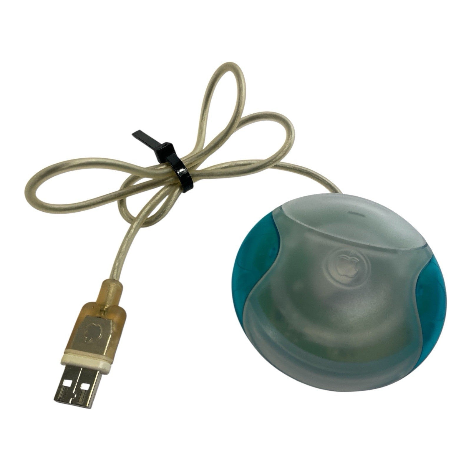 Vintage Apple USB Mouse Model Number M4848 For Home or Office Use BLUE
