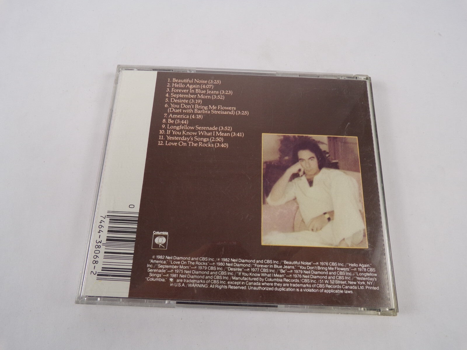 Neil Diamond 12 Greatest Hits Compact Disc Digital Audio Digitally MasteredCD#27