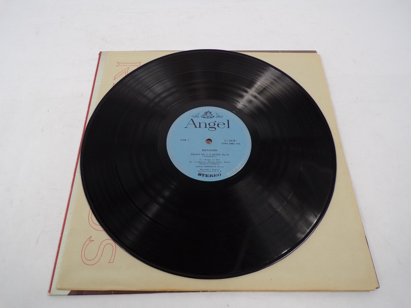 Daniel Barenboi Beethoven Sonatas Stereo Vinyl Record