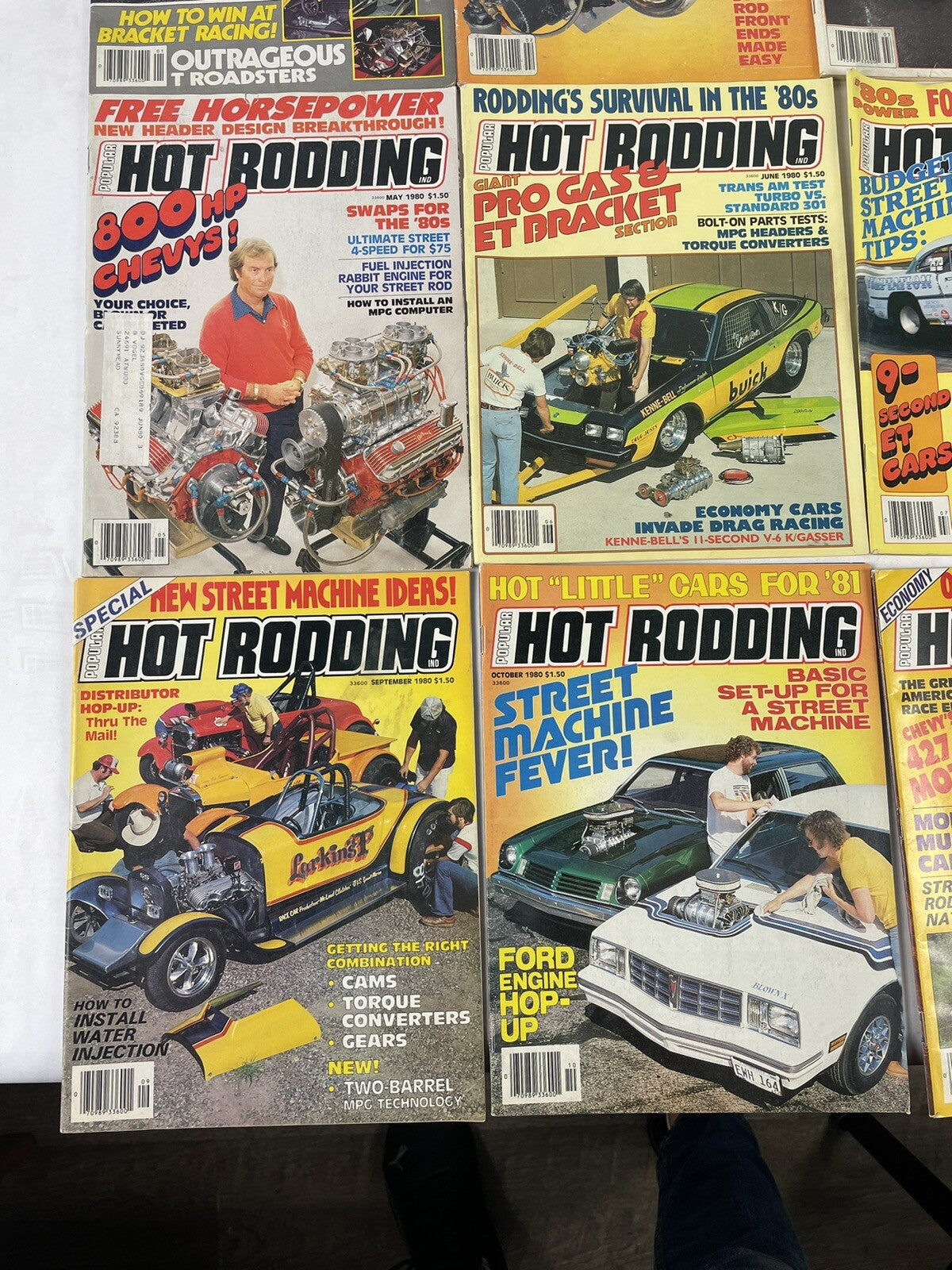 Lot of 12: Hot Rodding MAGAZINES Complete Full Set 12 issues Jan to Dec 1980